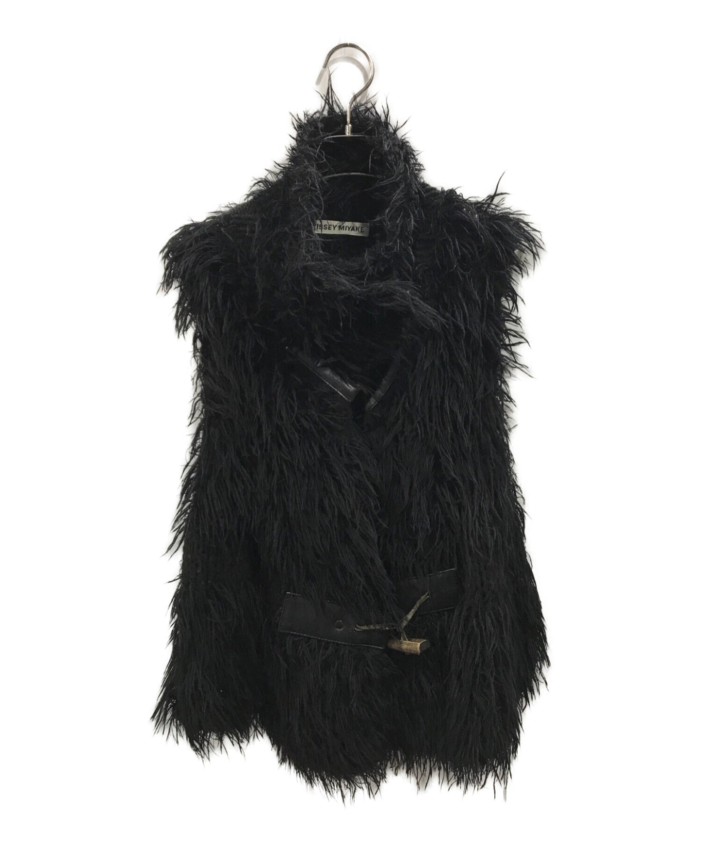 [Pre-owned] ISSEY MIYAKE Knit fur vest IM33KE500