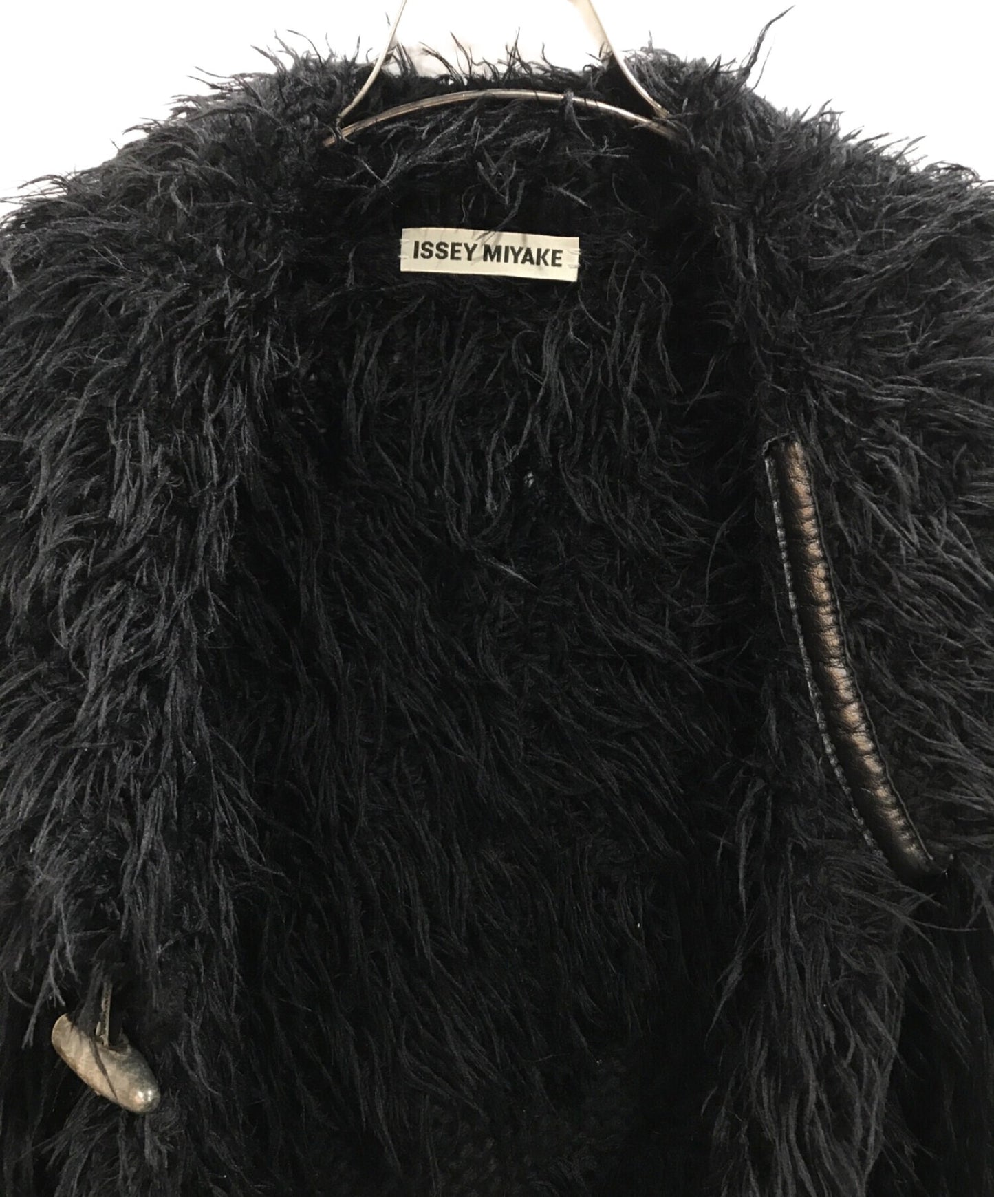 [Pre-owned] ISSEY MIYAKE Knit fur vest IM33KE500