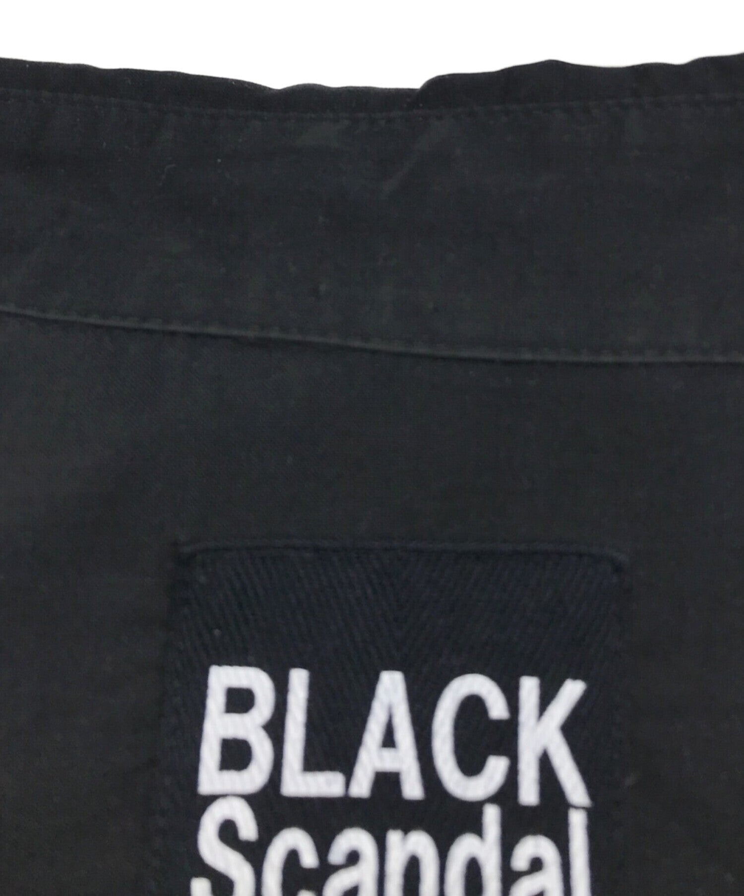 BLACK Scandal Yohji Yamamoto 18AW Blood-dyed cat BS print long