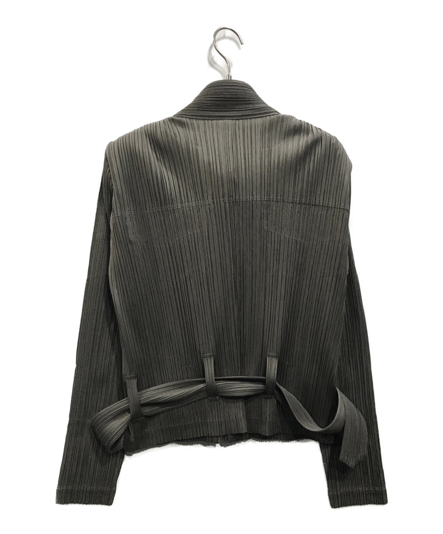 [Pre-owned] PLEATS PLEASE Pleated zip-up jacket PP63-JD427