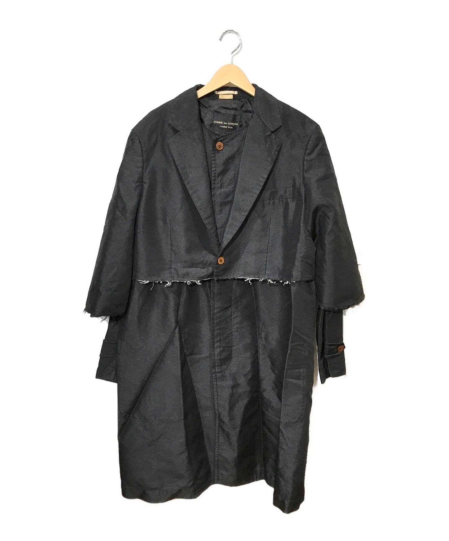 [Pre-owned] COMME des GARCONS HOMME PLUS 20 AW Hemmed-detailed Coat PF-J065