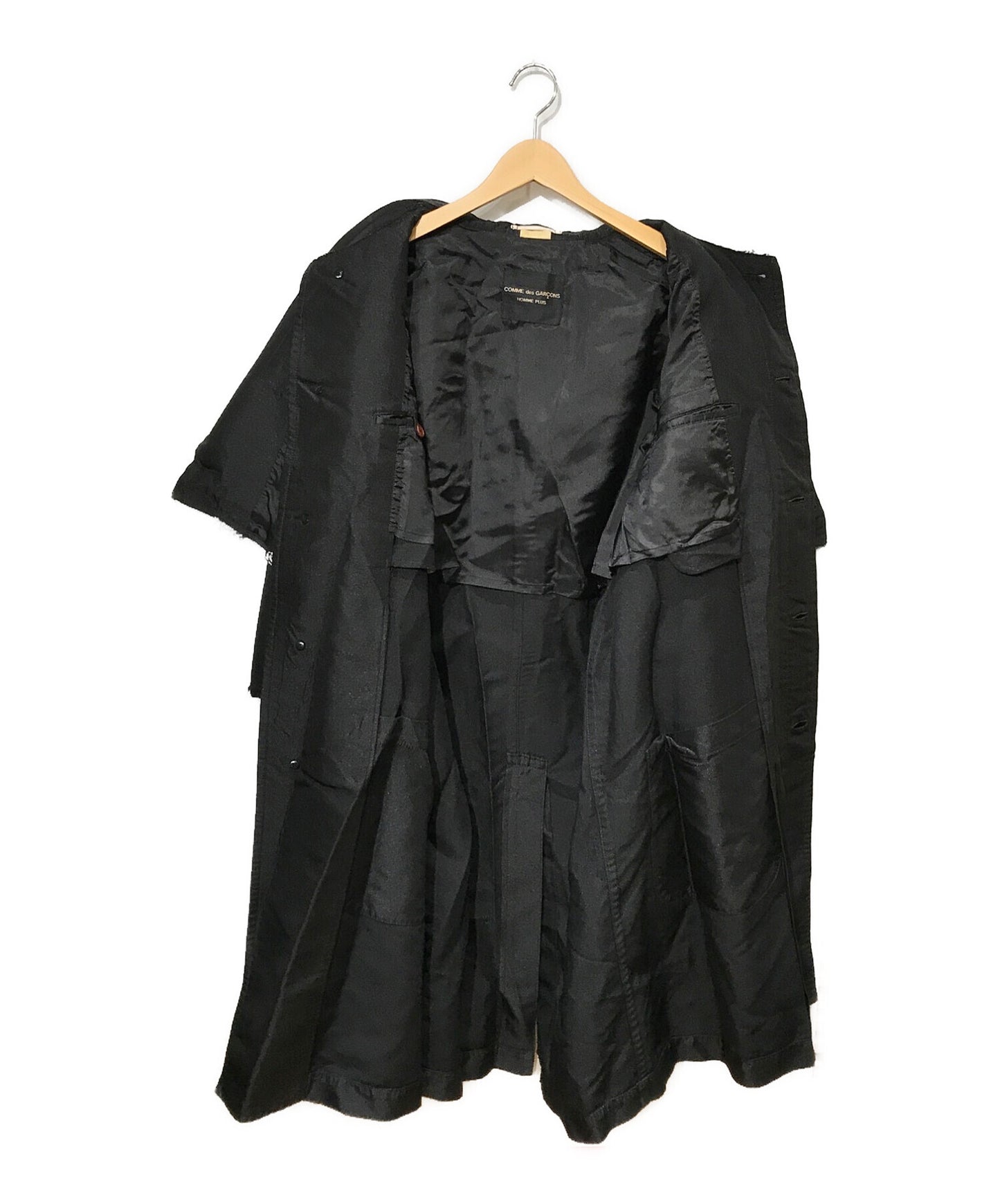 Comme des Garcons Homme Plus 20 AW Hemmed-Detailed Coat PF-J065