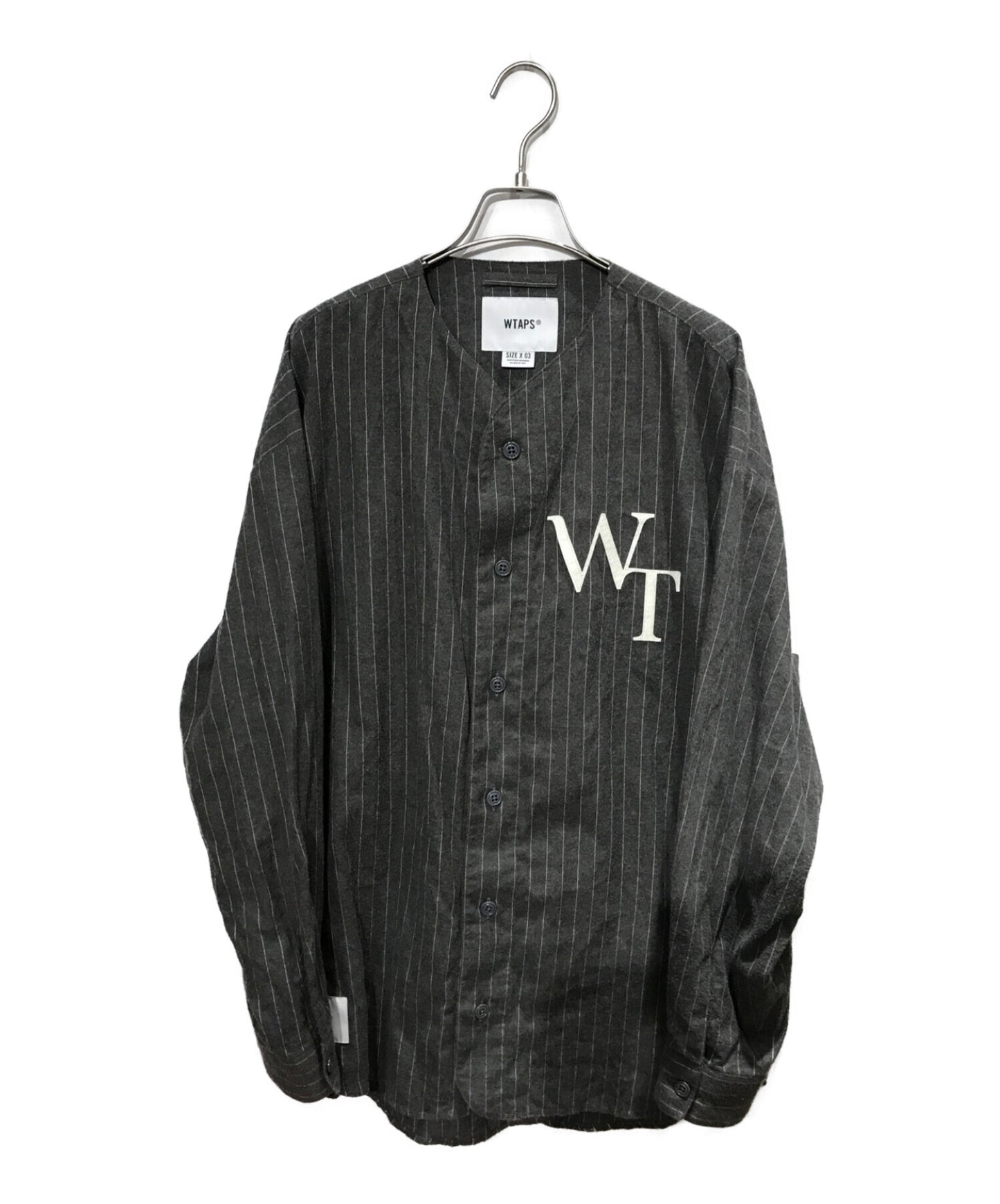 WTAPS 22SS LEAGUE LS COTTON FLANNEL 221TQDT-SHM01