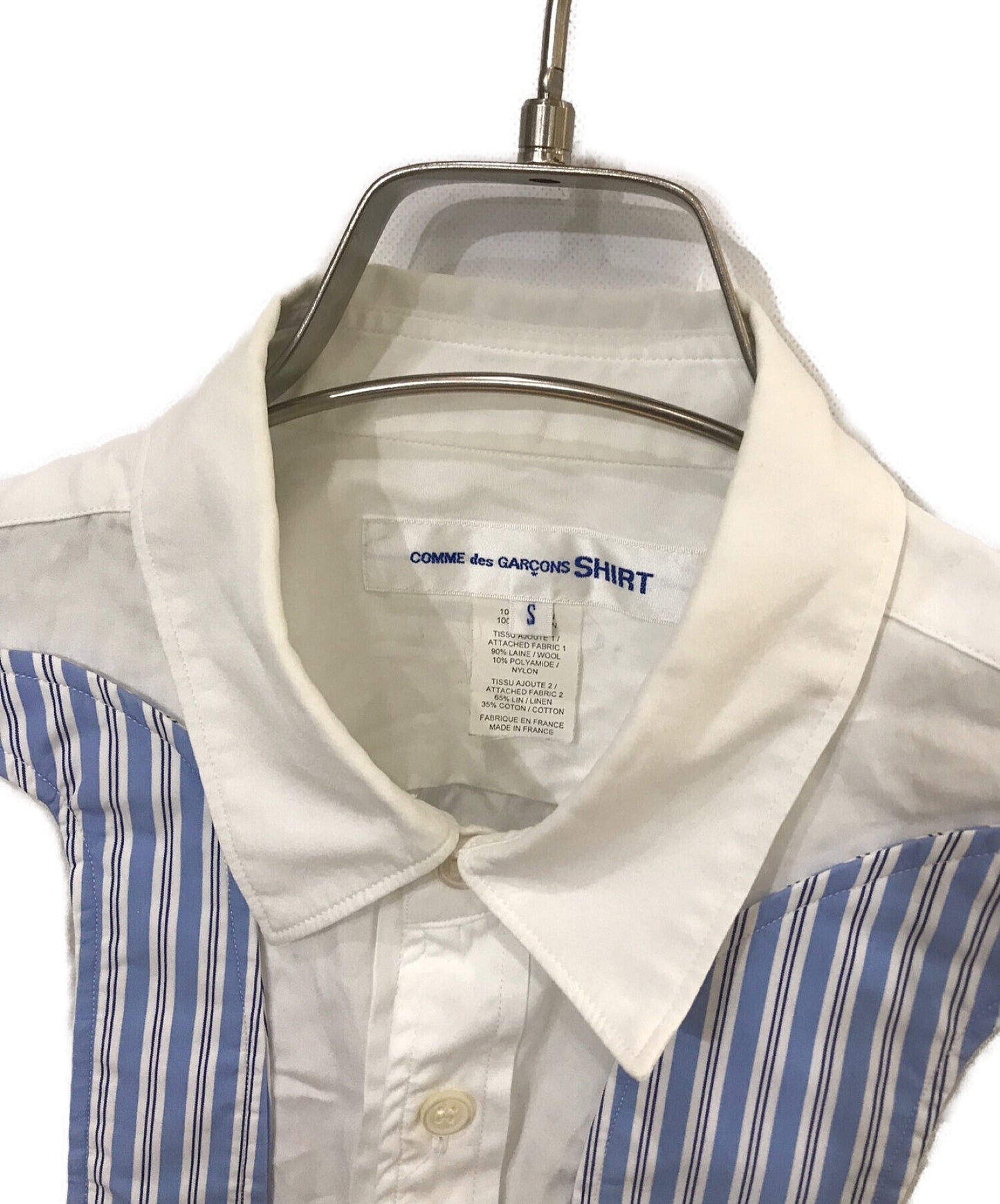 [Pre-owned] COMME des GARCONS SHIRT striped shirt S27034