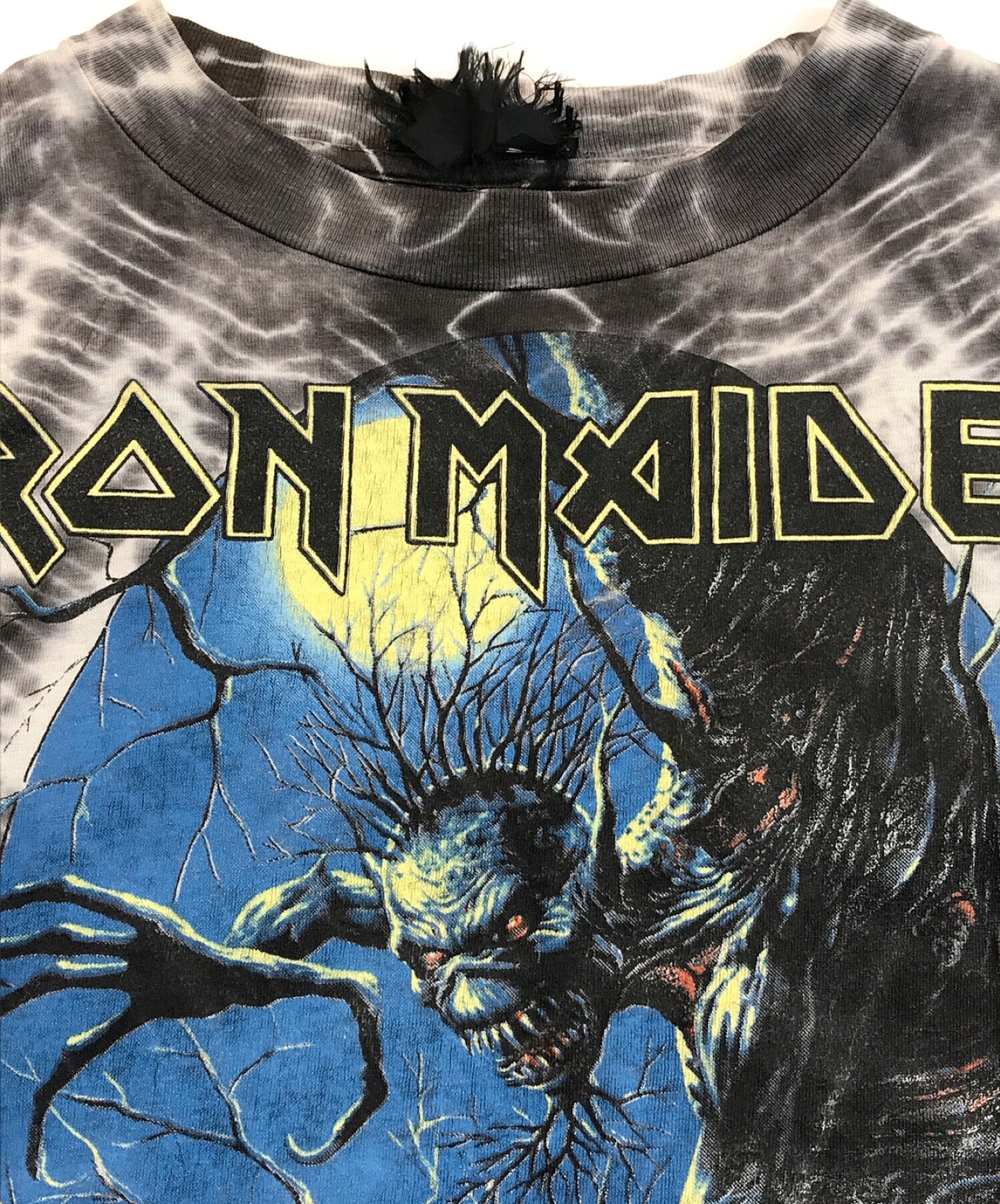 Symmetria Iron Maiden Vintage Print 티셔츠