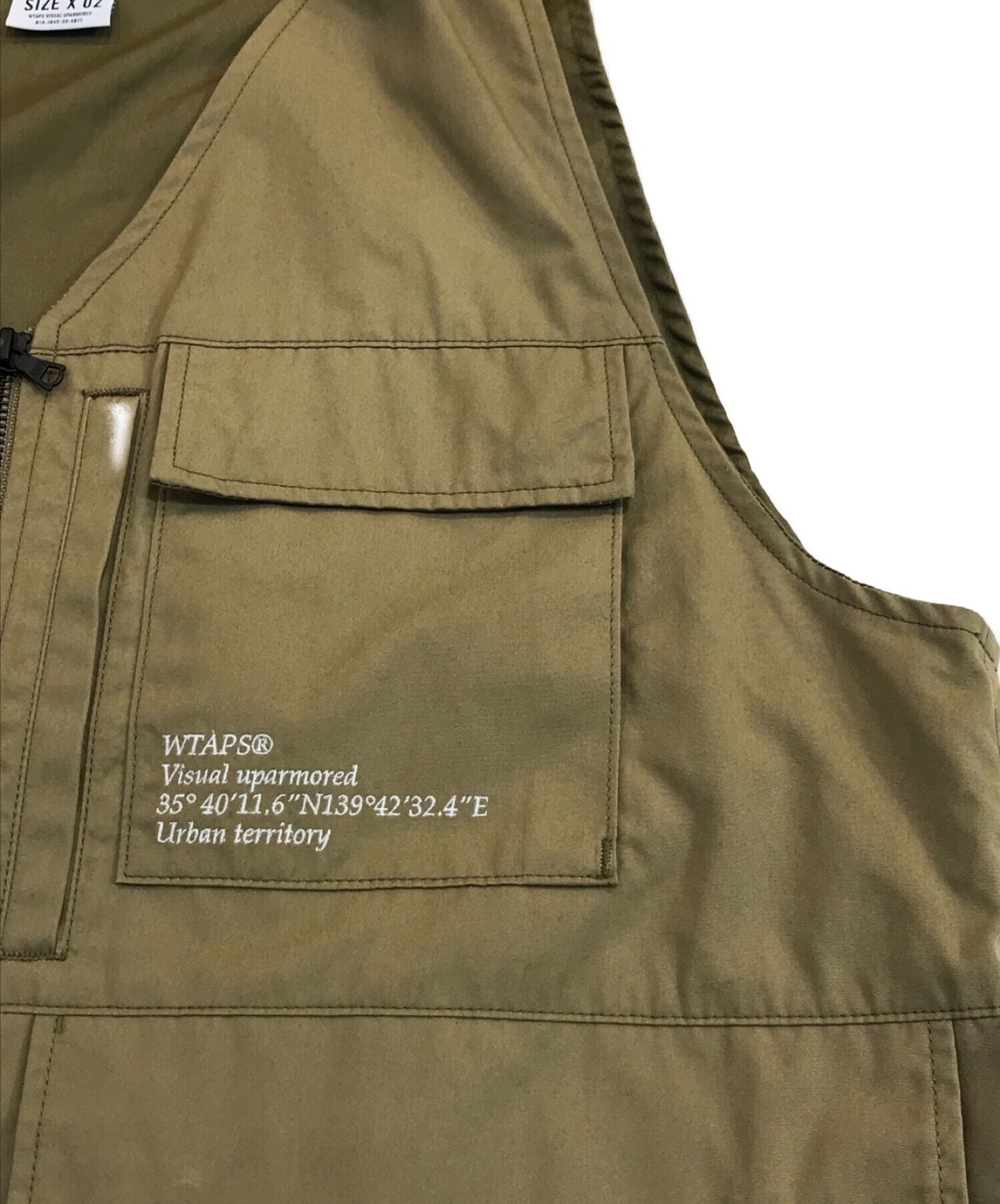 [Pre-owned] WTAPS COPO. WEATHER VEST 221wvdt-jkm01