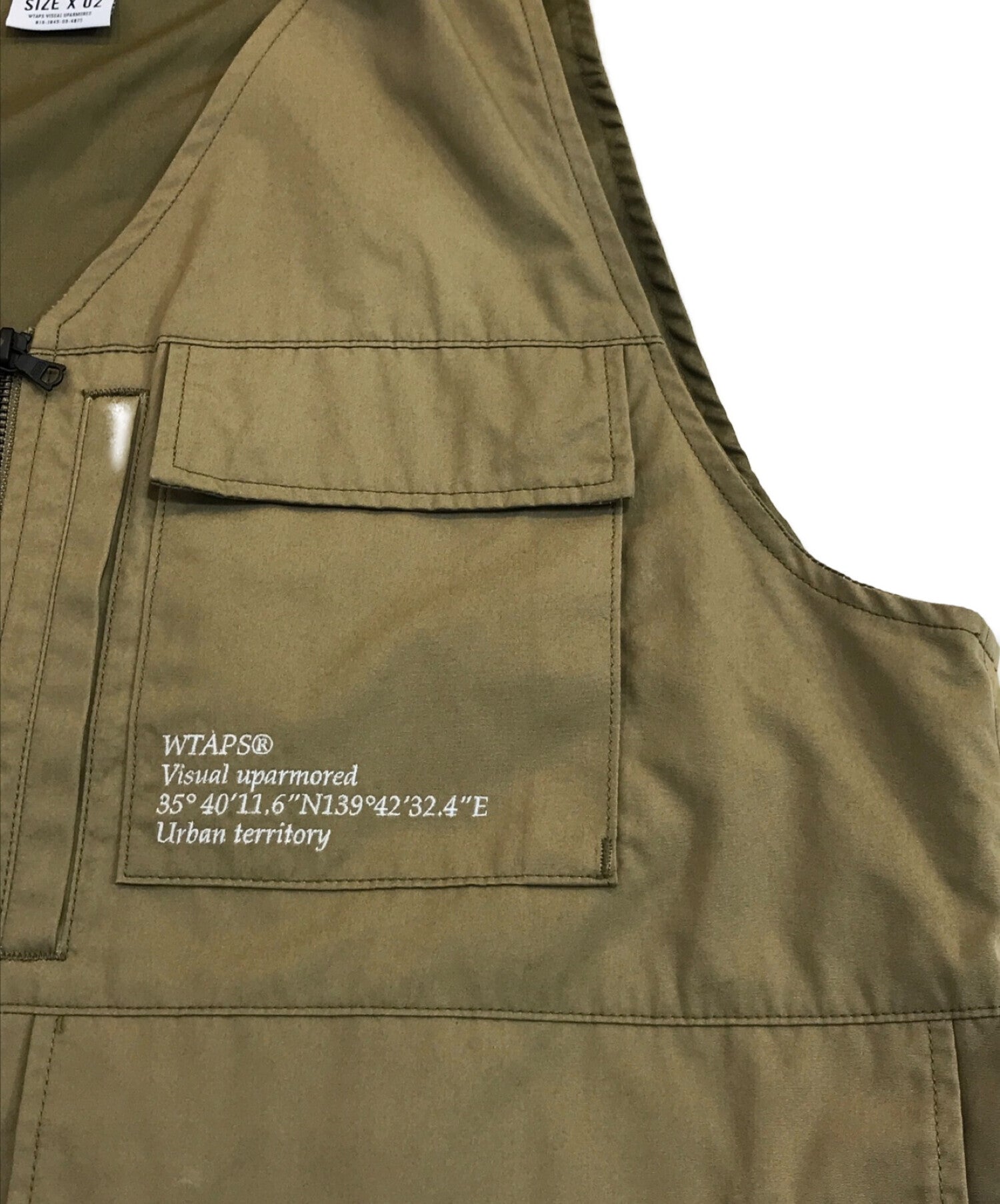 WTAPS COPO. WEATHER VEST 221wvdt-jkm01