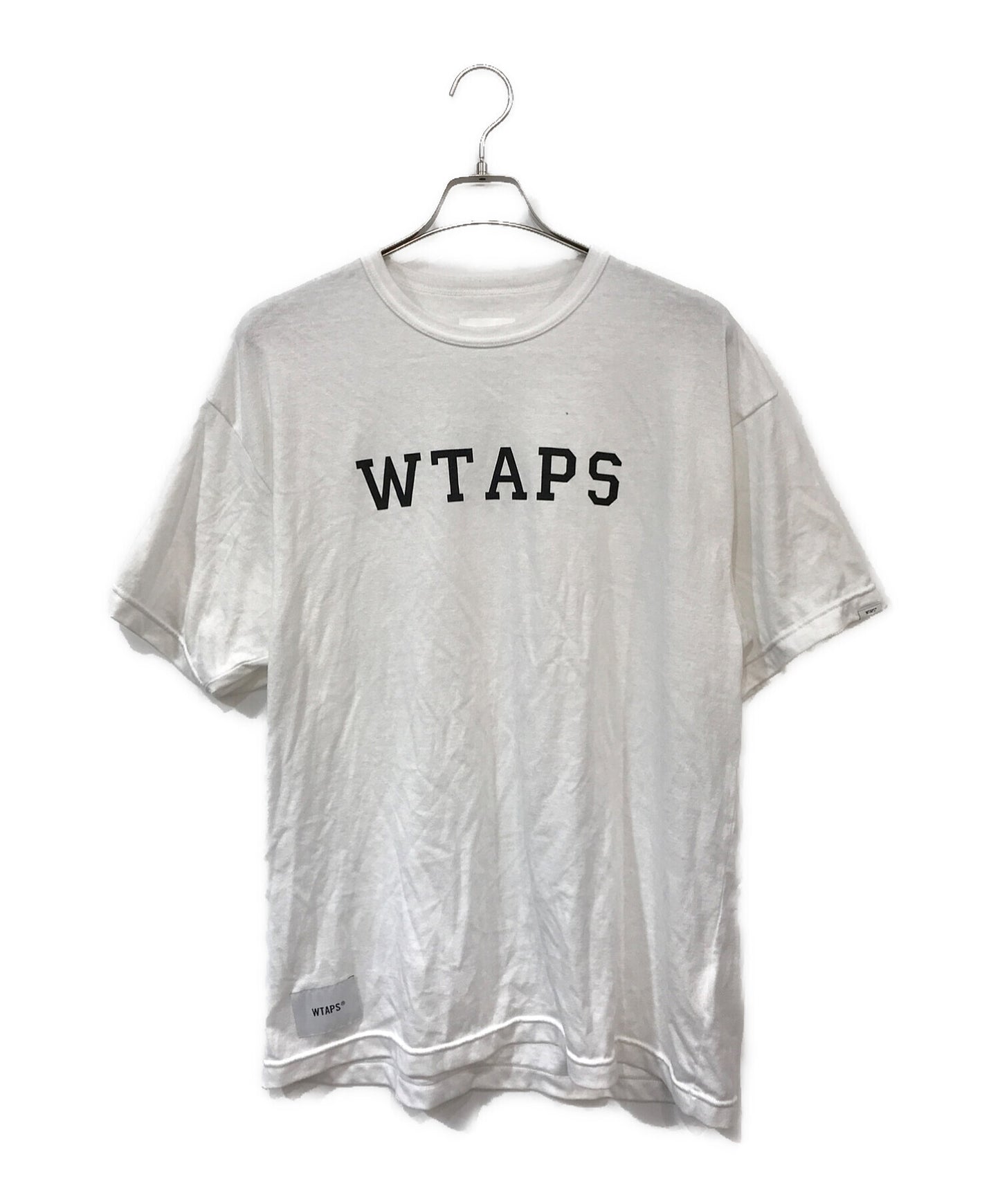 WTAPS 로고 프린트 티셔츠 221ATDT-CSM17