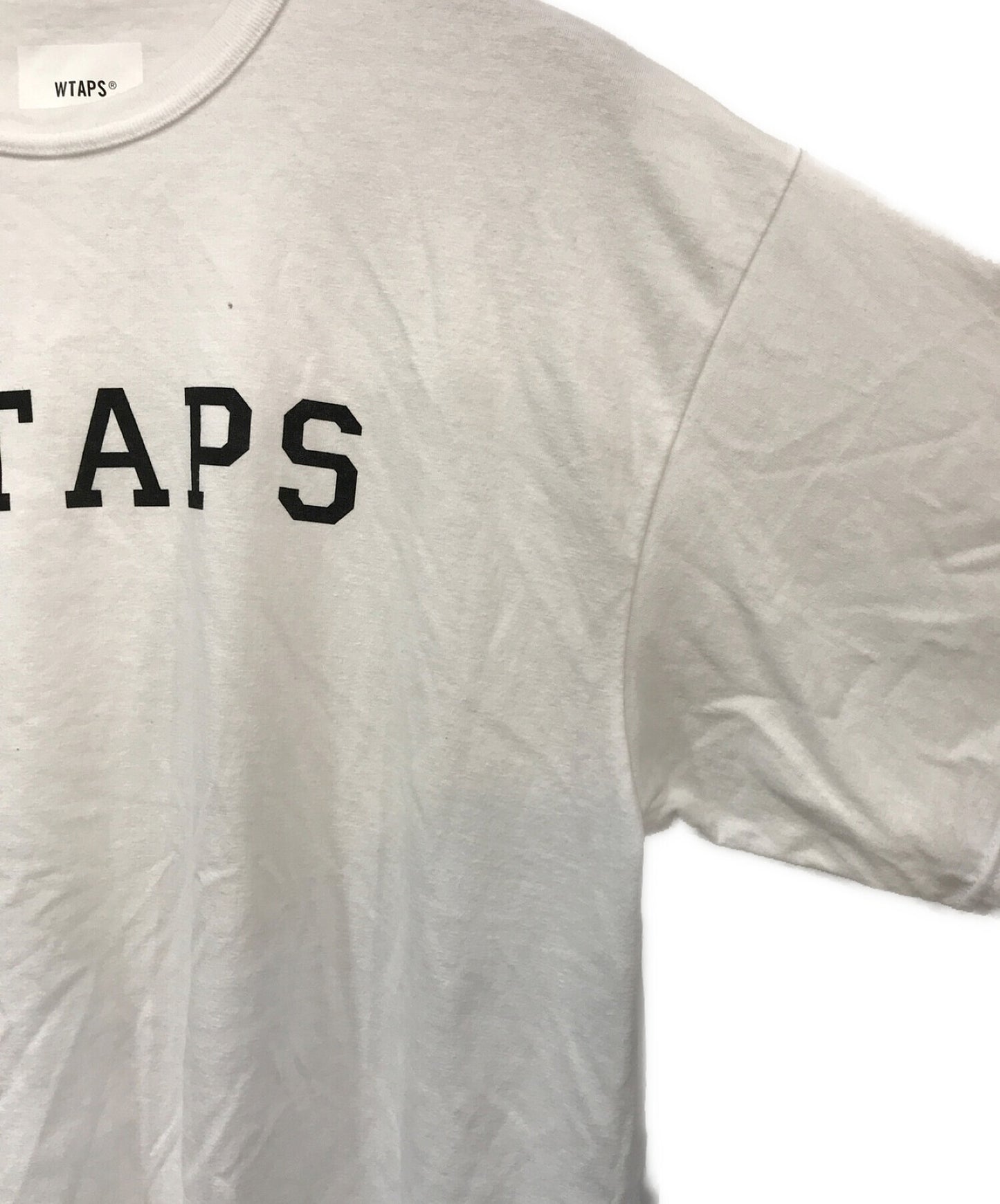 [Pre-owned] WTAPS Logo print T-shirts 221ATDT-CSM17