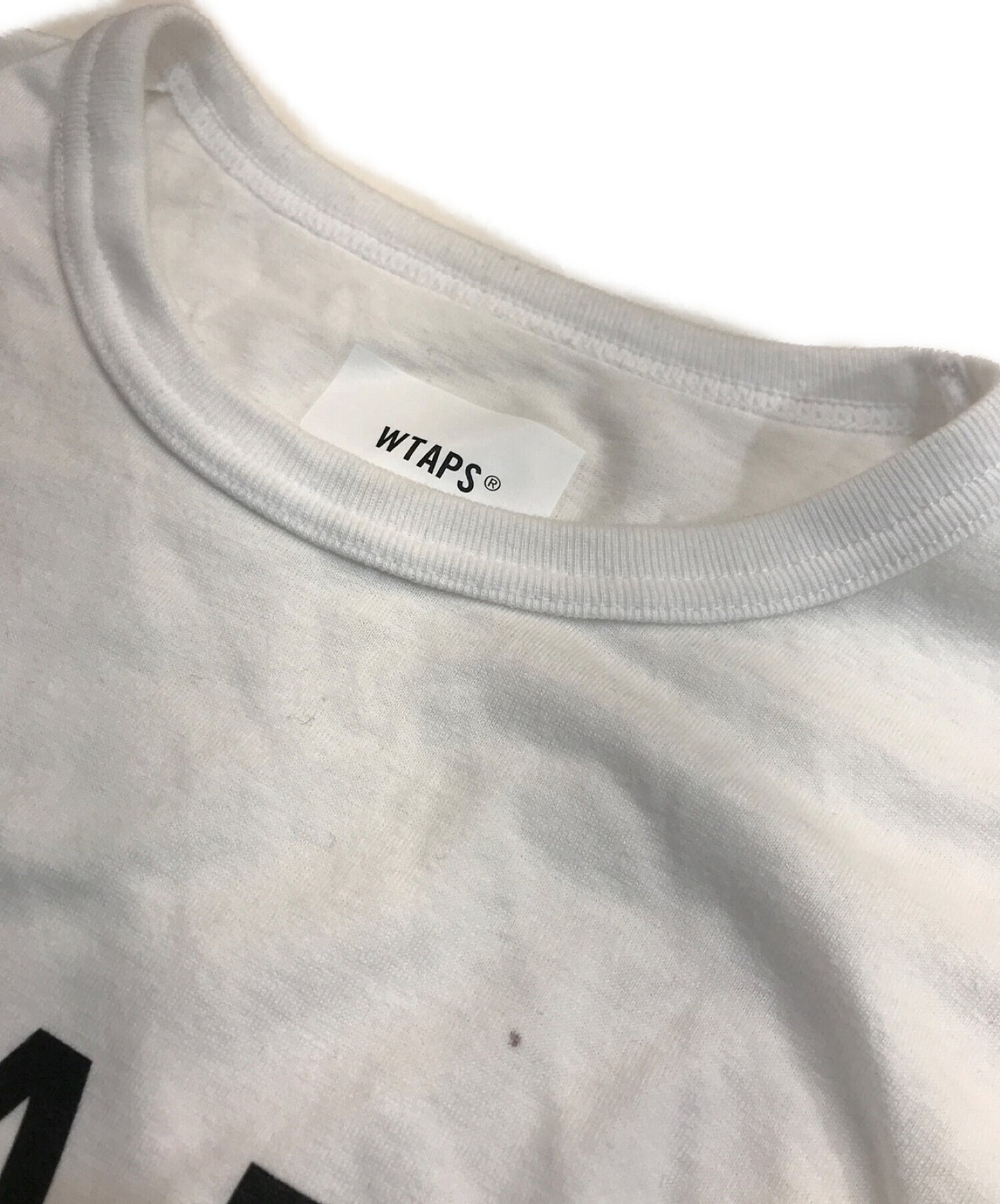 [Pre-owned] WTAPS Logo print T-shirts 221ATDT-CSM17