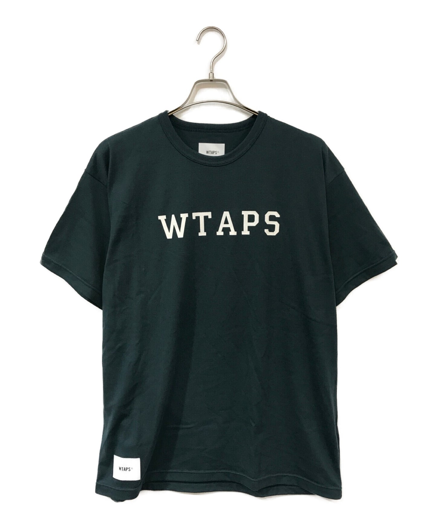 WTAPS 로고 프린트 티셔츠 221ATDT-CSM17