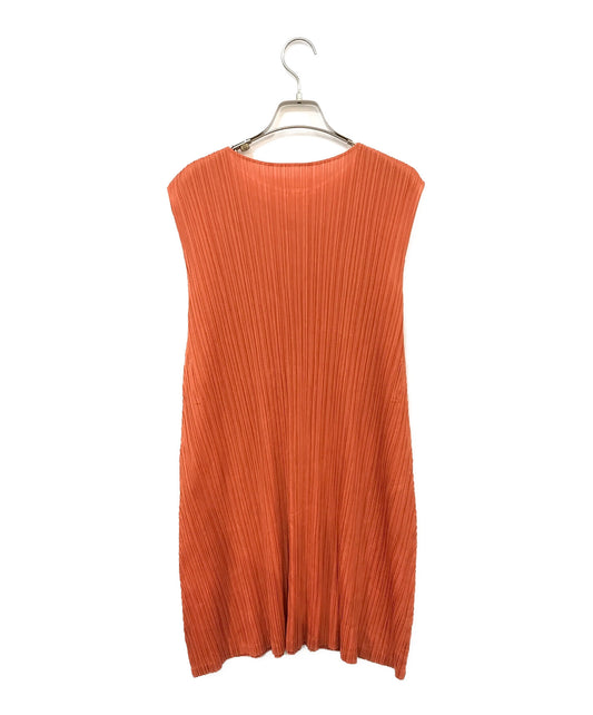 [Pre-owned] PLEATS PLEASE Sleeveless Pleated Dress PP61-JH185