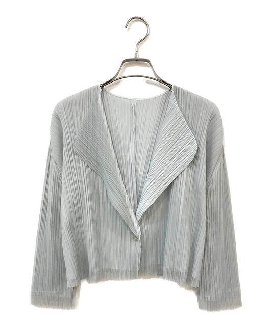 [Pre-owned] PLEATS PLEASE layered pleated cardigan PP11-JO678