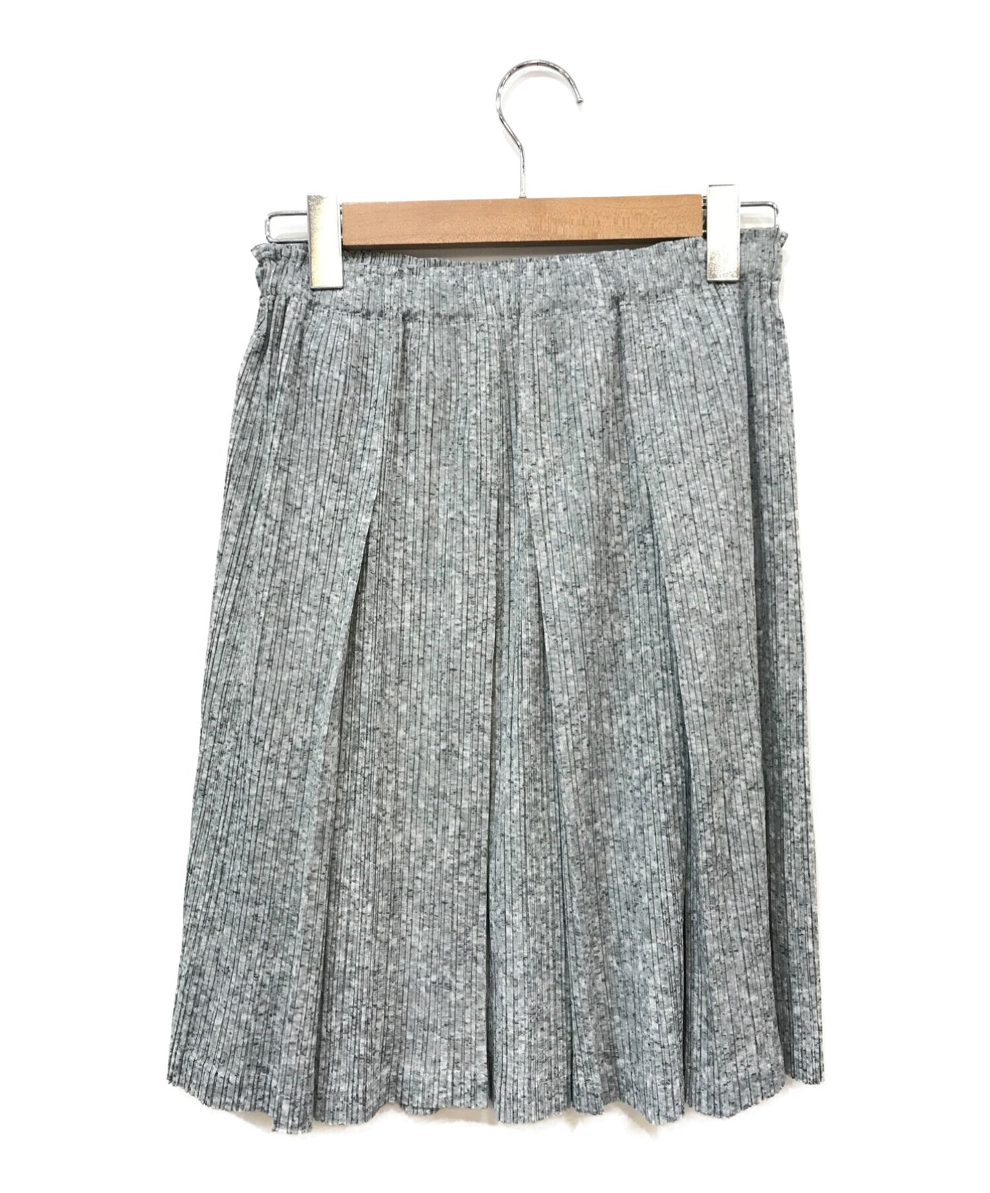 [Pre-owned] PLEATS PLEASE Voluminous pleated skirt with all-over pattern PP51-JG183