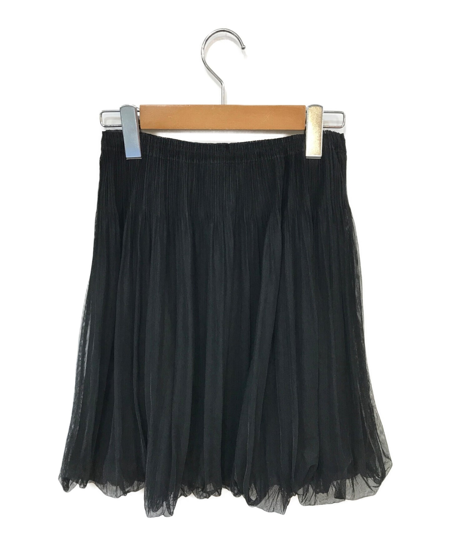 [Pre-owned] PLEATS PLEASE sheer pleated skirt PP31-JG711