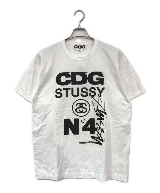 [Pre-owned] COMME des GARCONS×stussy Collaboration print T-shirts SH-T002