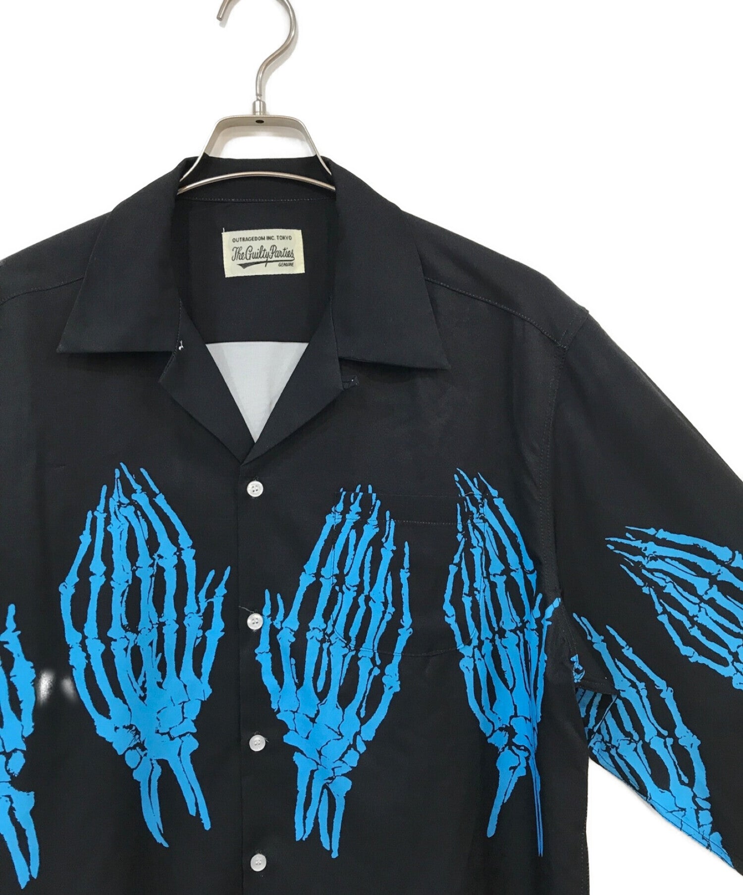 Pre-owned] WACKO MARIA Skull Play Hand Hawaiian Shirt