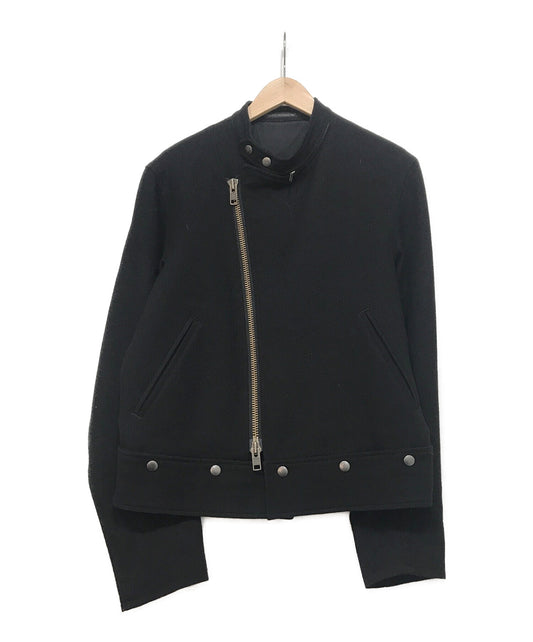 Yohji Yamamoto Pour Homme Wool Double Riders 재킷 HF-Y10-136