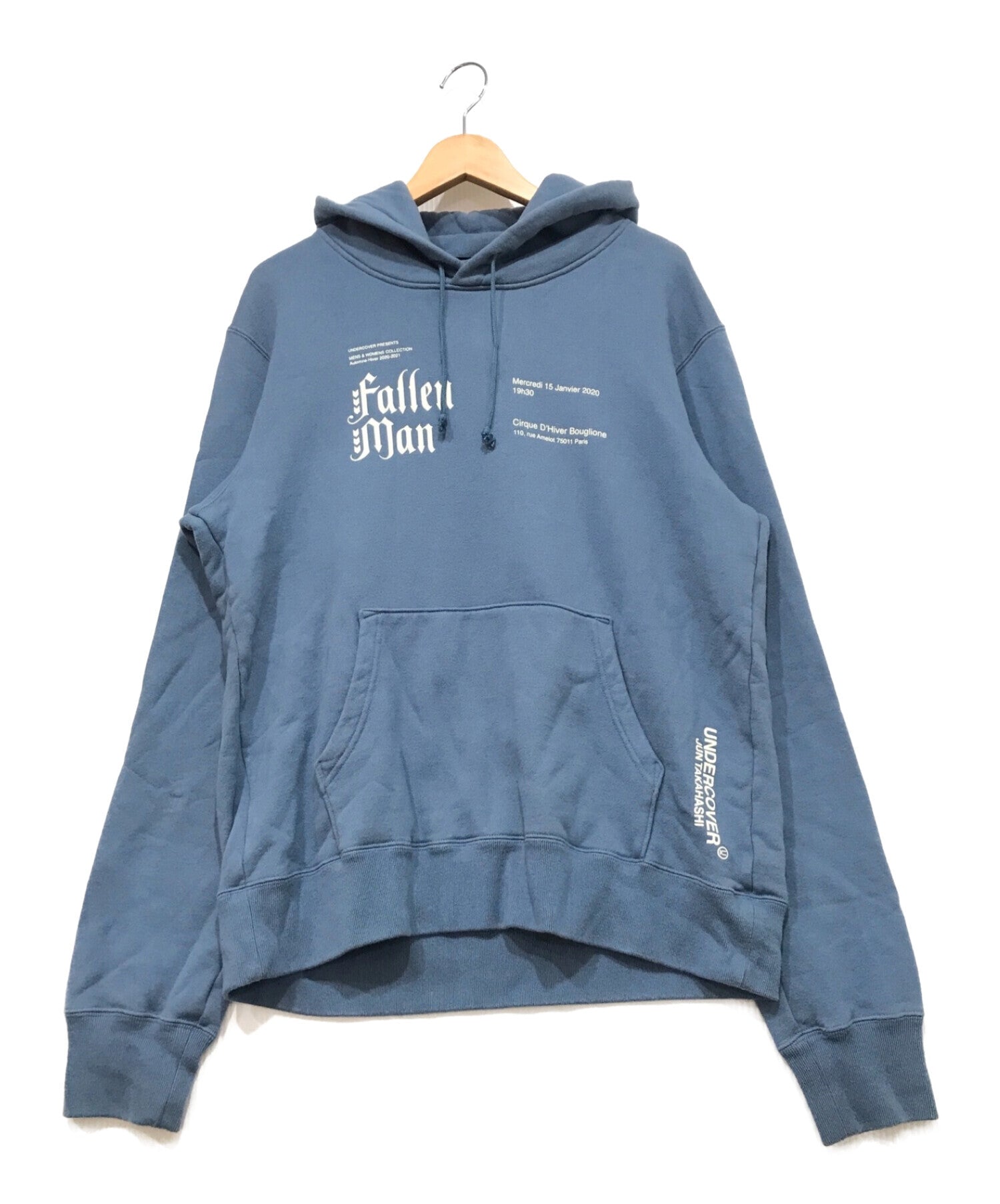 UNDERCOVER / J/20AW/FALLEN MAN HOODIE/パーカー/4/コットン/BLK/UCZ4893-4 Pre-owned] UNDERCOVER fallen man Hoodie UCZ4893-4 – Archive Factory