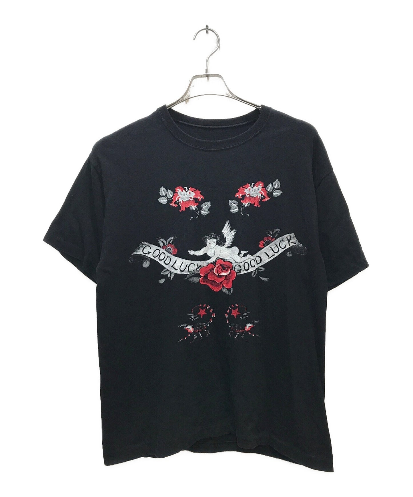 S'yte โดย Yohji Yamamoto 20/Cottonjersey Pirate Tattoo T-Shirt UH-T91-006