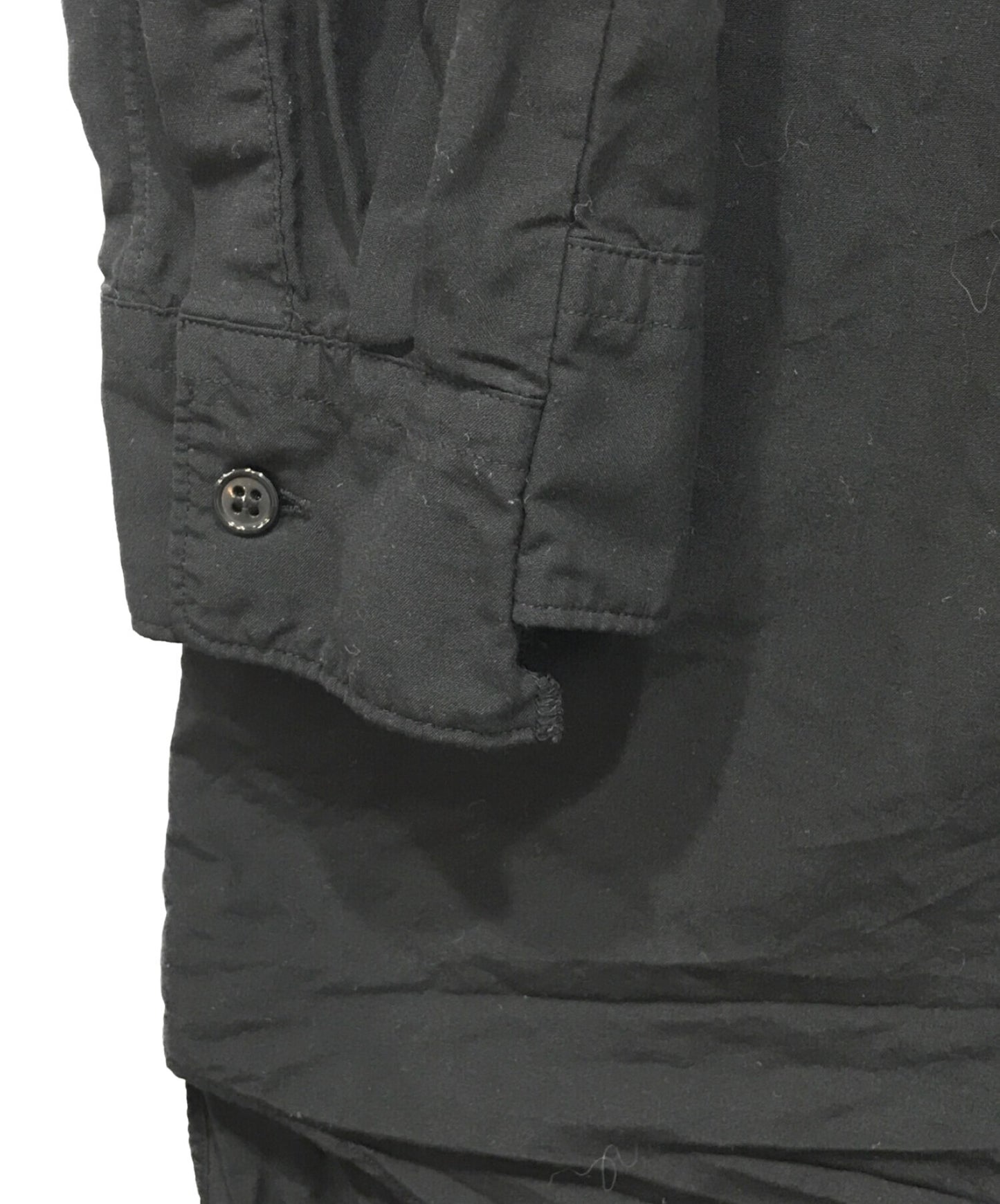 Black Comme des Garcons Long Shirt 1D-B012