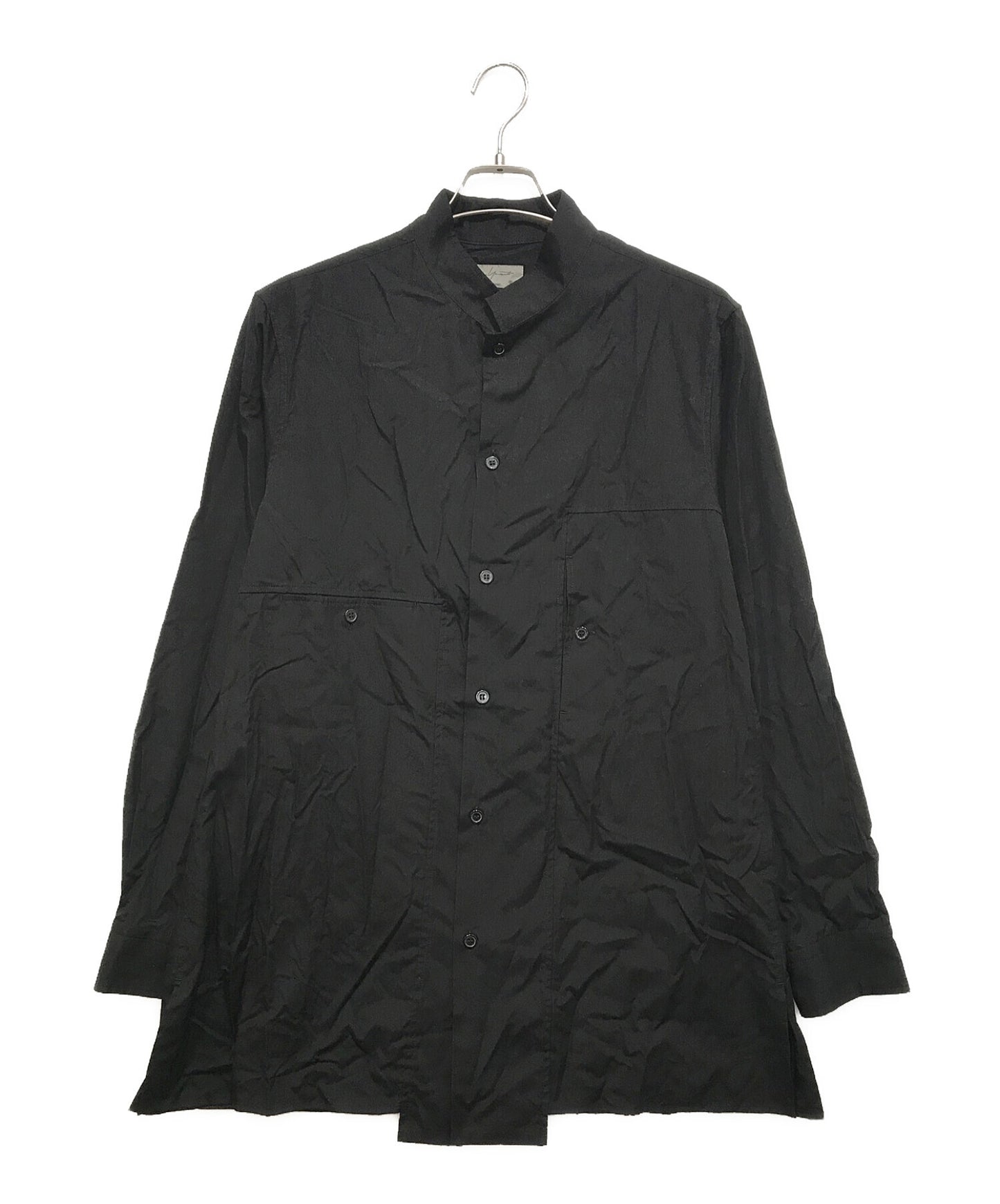 Yohji Yamamoto pour homme stand-up collar shirt HR-B20-053