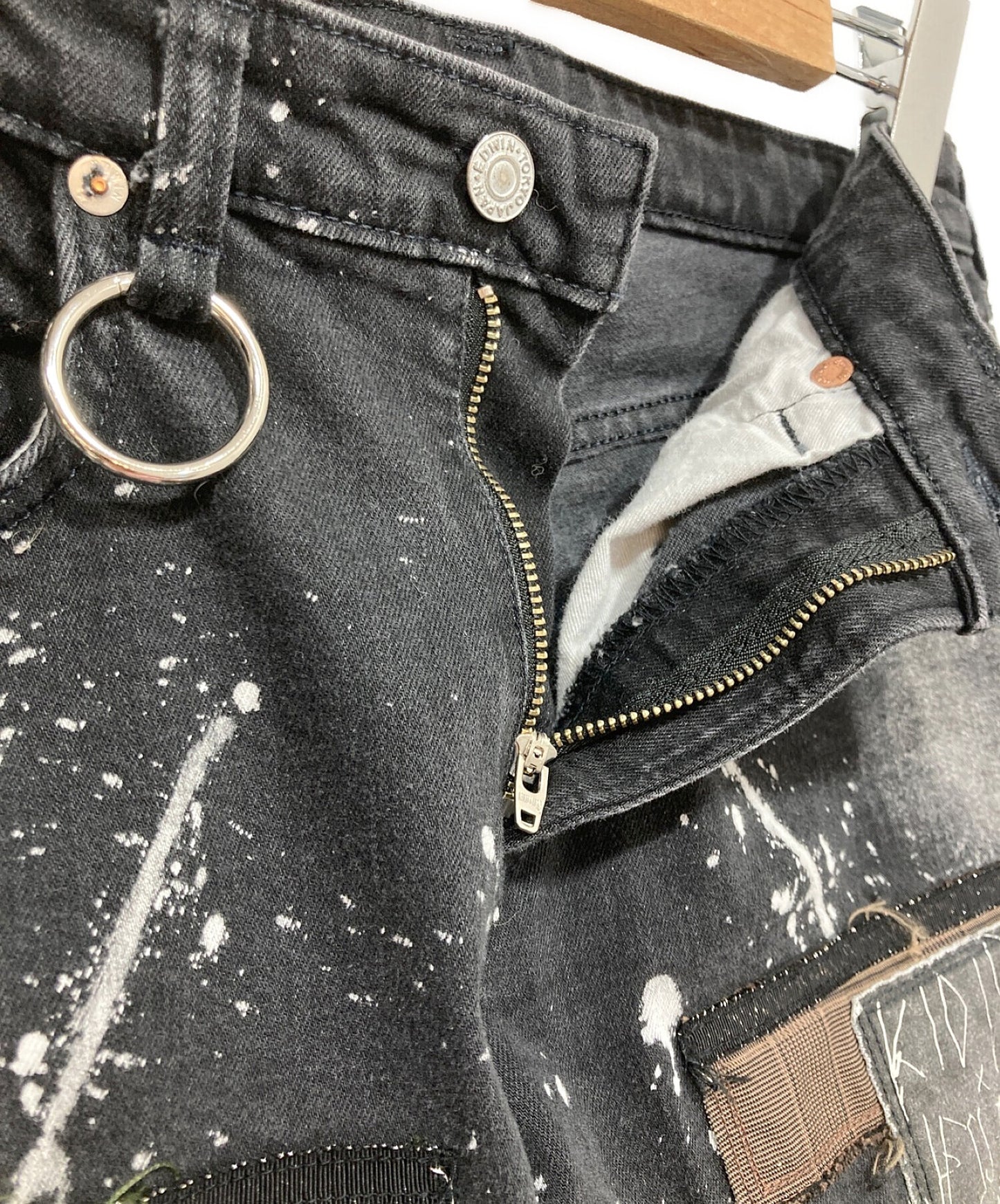 [Pre-owned] KIDILL patchwork denim pants KLED21