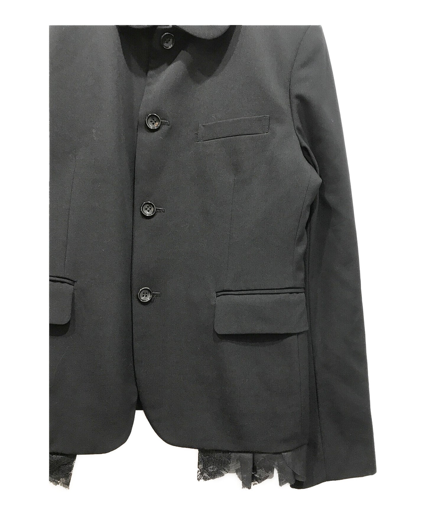 [Pre-owned] COMME des GARCONS COMME des GARCONS Round Collar Ruffle Decoration Jacket RB-J013