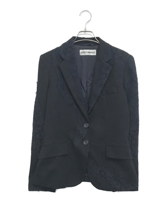 [Pre-owned] ISSEY MIYAKE Lace Embroidery Tailored Jacket IM53FD558
