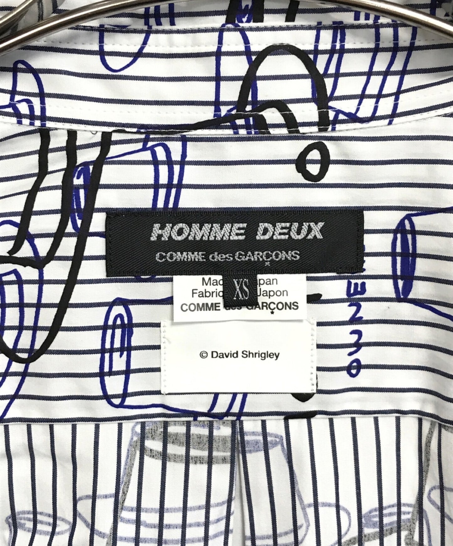 [Pre-owned] COMME des GARCONS HOMME DEUX full-length shirt DH-B031