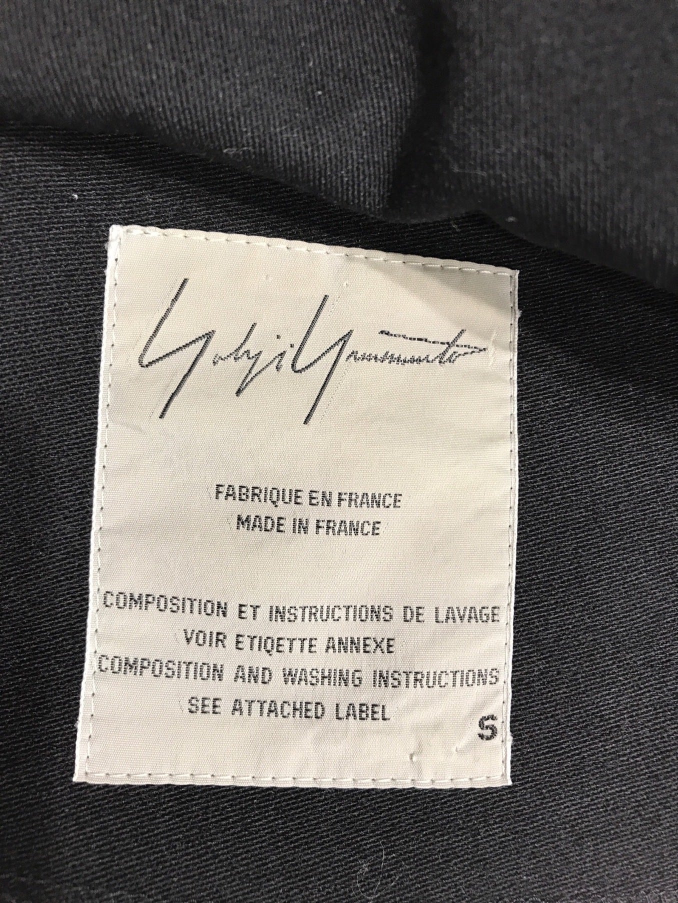 Yohji Yamamoto เสื้อปอนโชเก่า Fi-J18-103