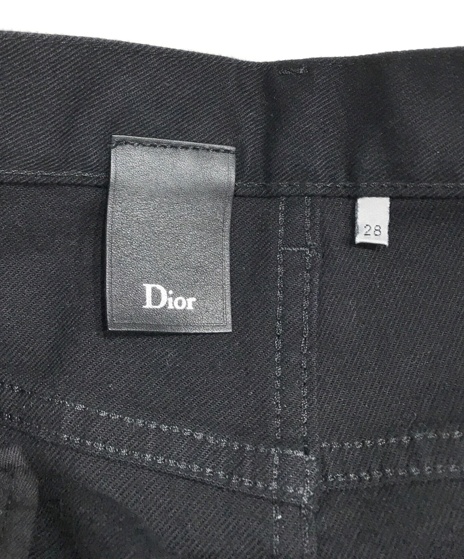 Dior Homme×Toru Kamei 17SS Vanitas Patch Skinny Pants 763d045k5894