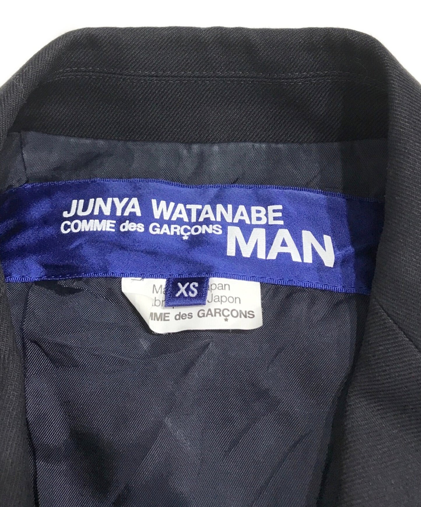COMME DES GARCONS JUNYA WATANABE男子襯裡的迷彩模式切斯特外套WF-C002