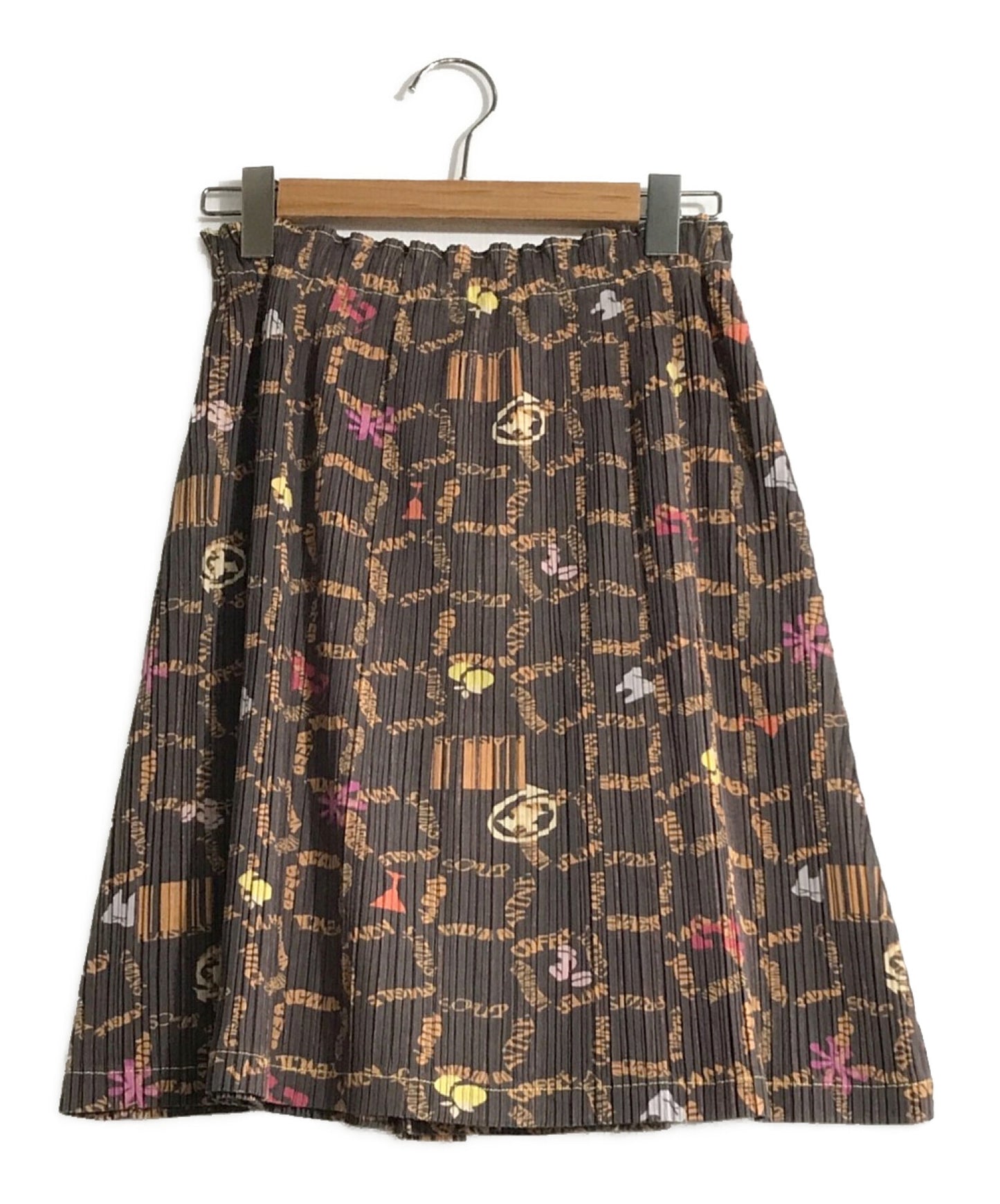 [Pre-owned] PLEATS PLEASE Megamart Short Pleated Skirt PP83-JG563