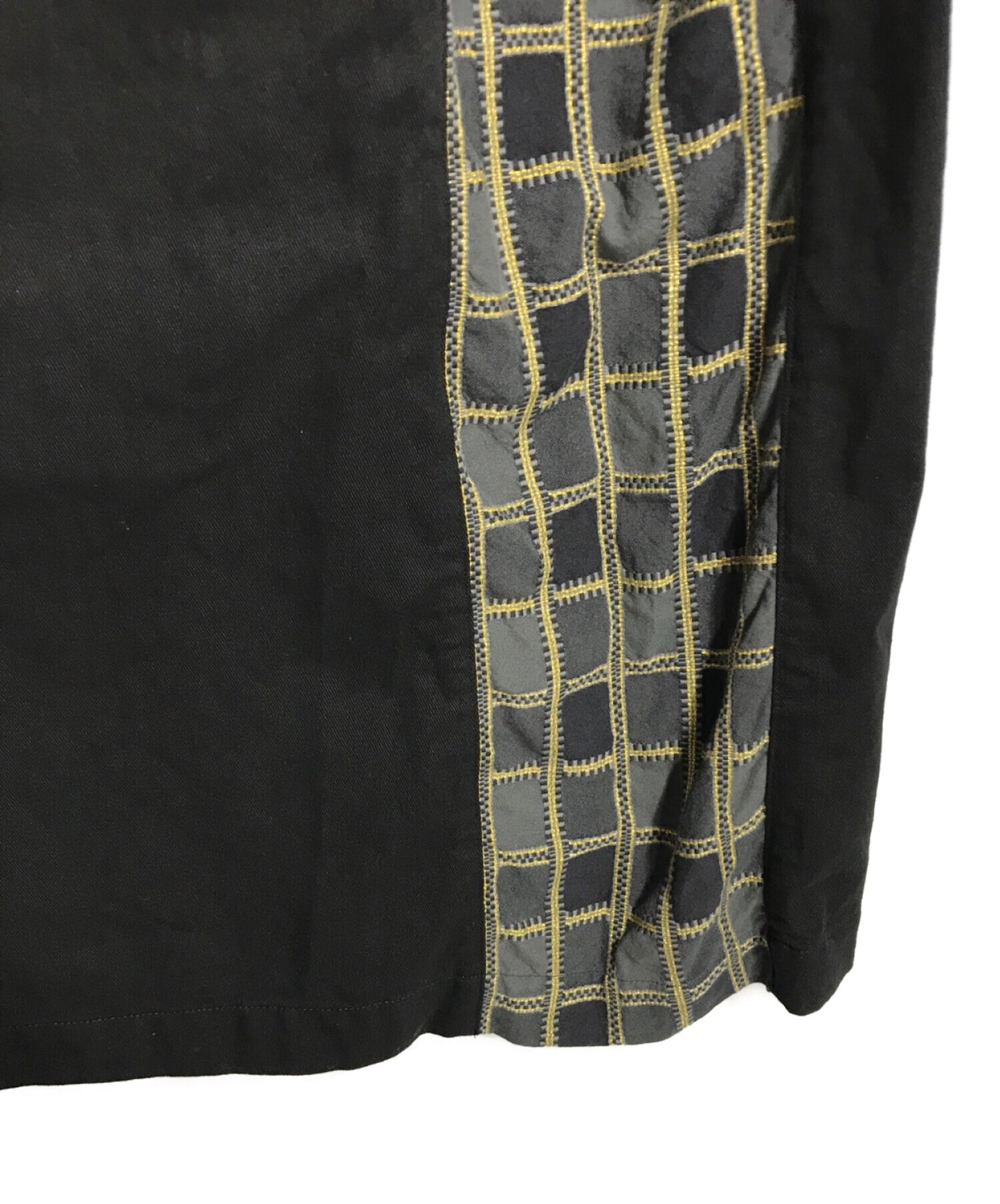 [Pre-owned] s'yte ×KUON Cotton Twill YOSHINO PLAID Side Pleated Shirt Jacket UM-B67-038