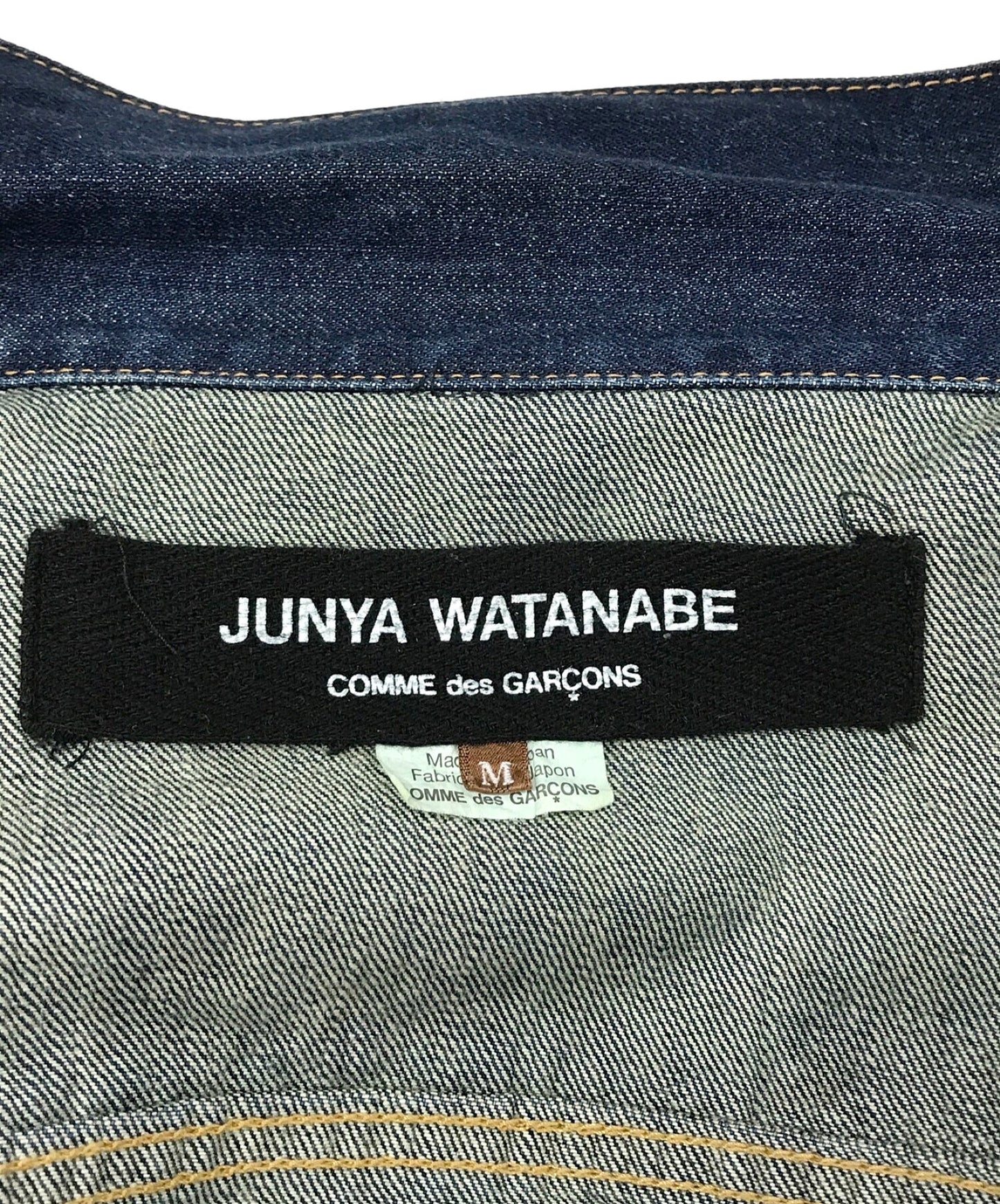 Junya Watanabe Comme des Garcons背部塗漆牛仔夾克JS-J016