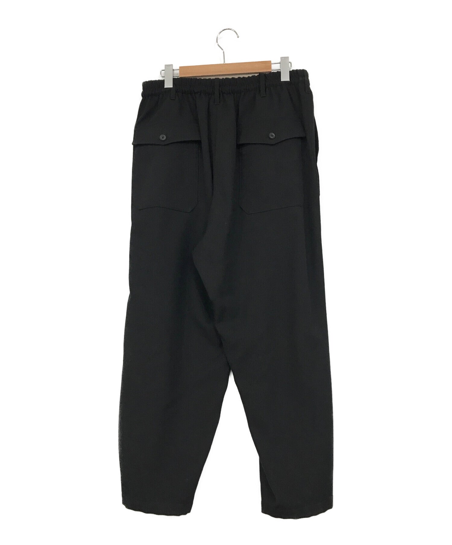 Yohji Yamamoto pour homme ARMY GABARDINE BIG PANTS HE-P92-101