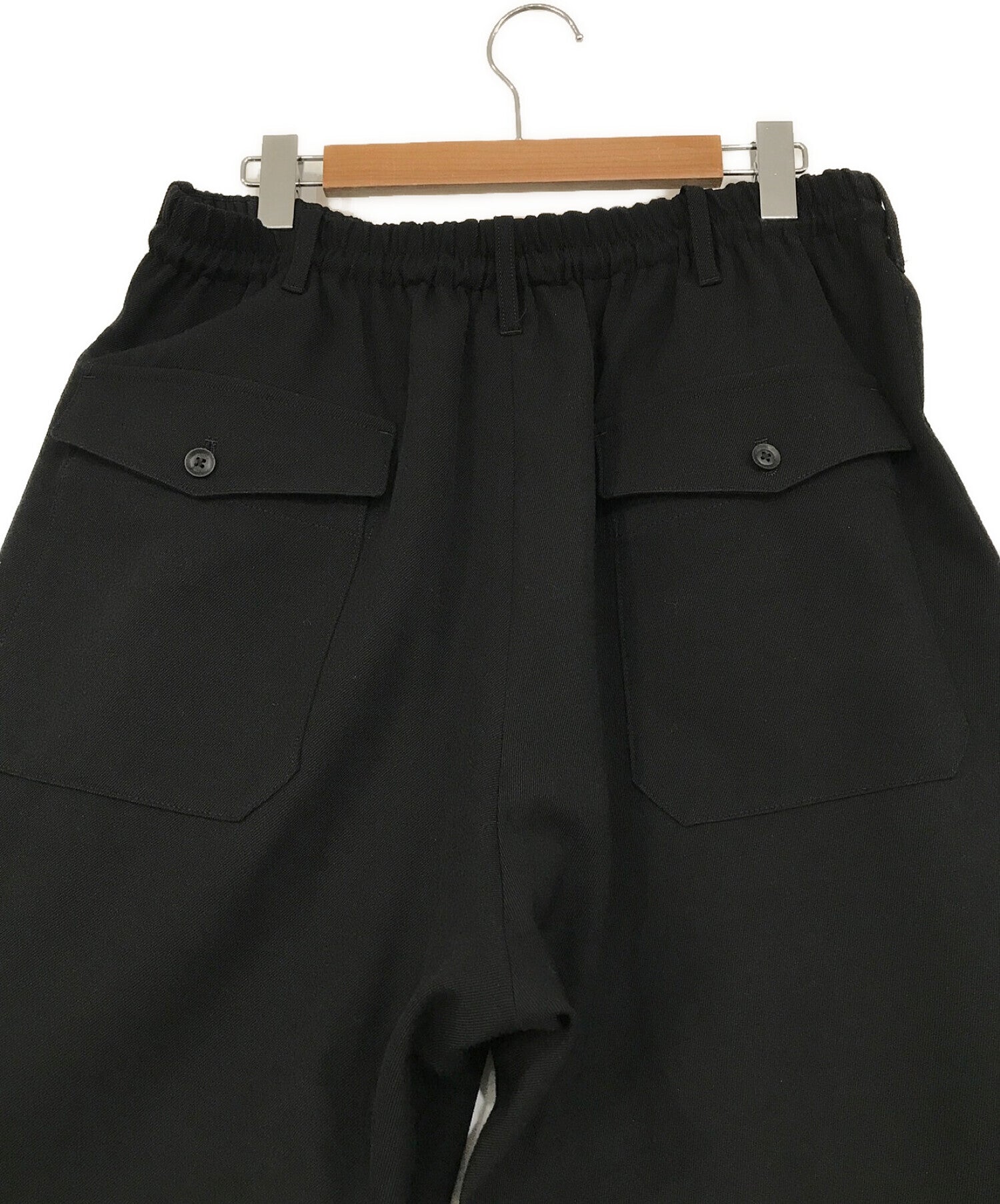 Yohji Yamamoto pour homme ARMY GABARDINE BIG PANTS HE-P92-101