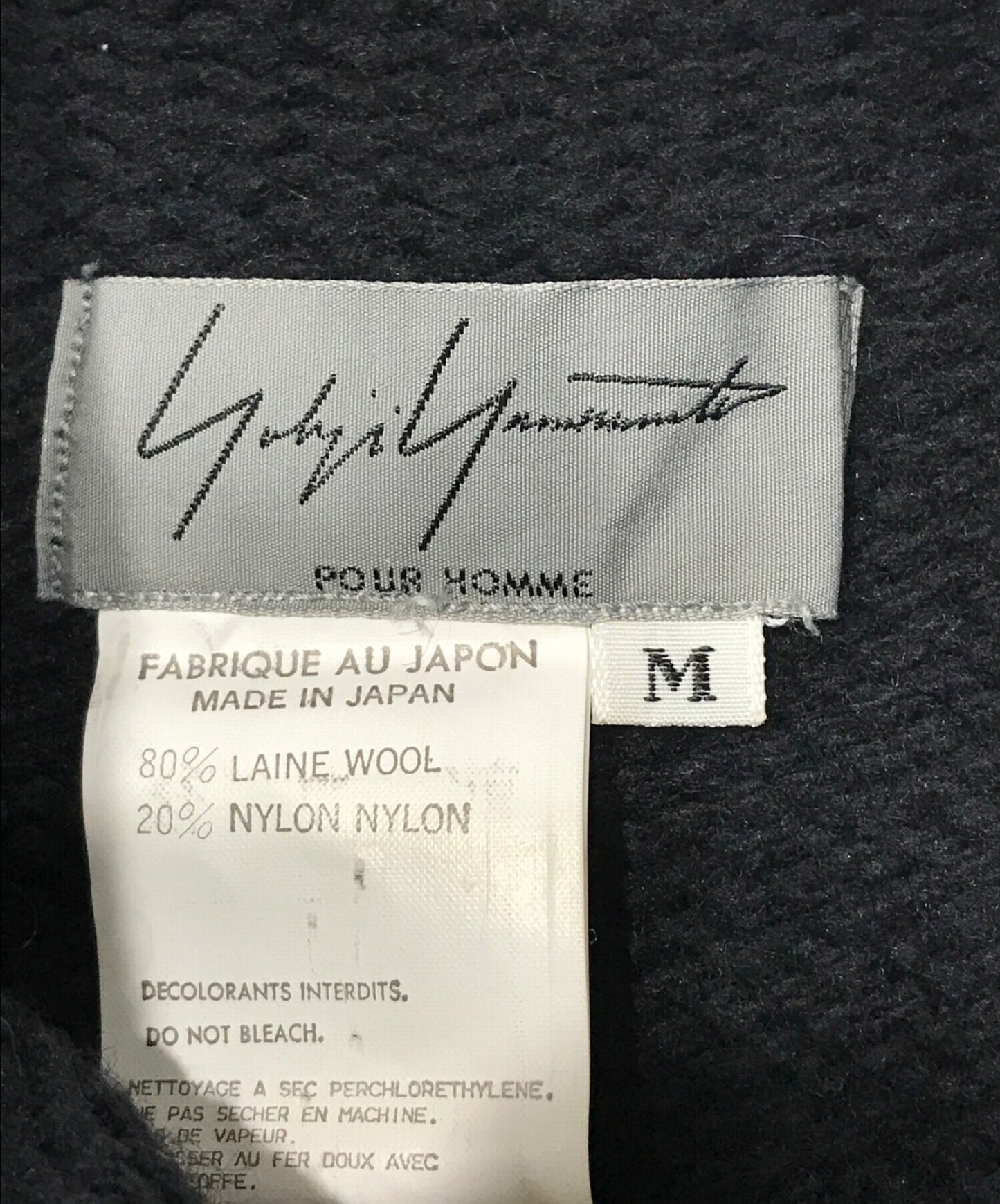 Yohji Yamamoto Pour Homme刺绣针织HI-K03-178
