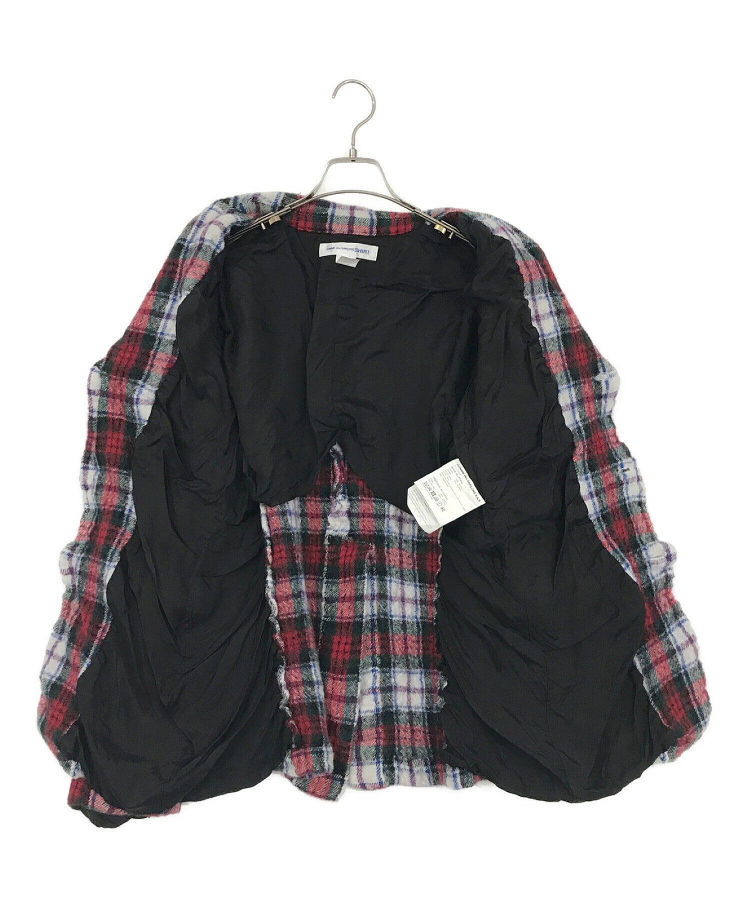 COMME des GARCONS SHIRT Tartan Check Wool Blazer FJ-J004