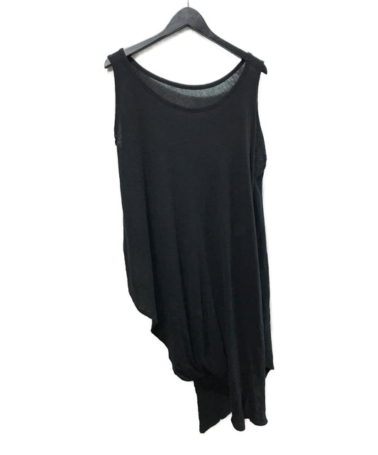 [Pre-owned] Y's Cotton Linen Blend Asymmetrical Knit Dress YB-T26-362