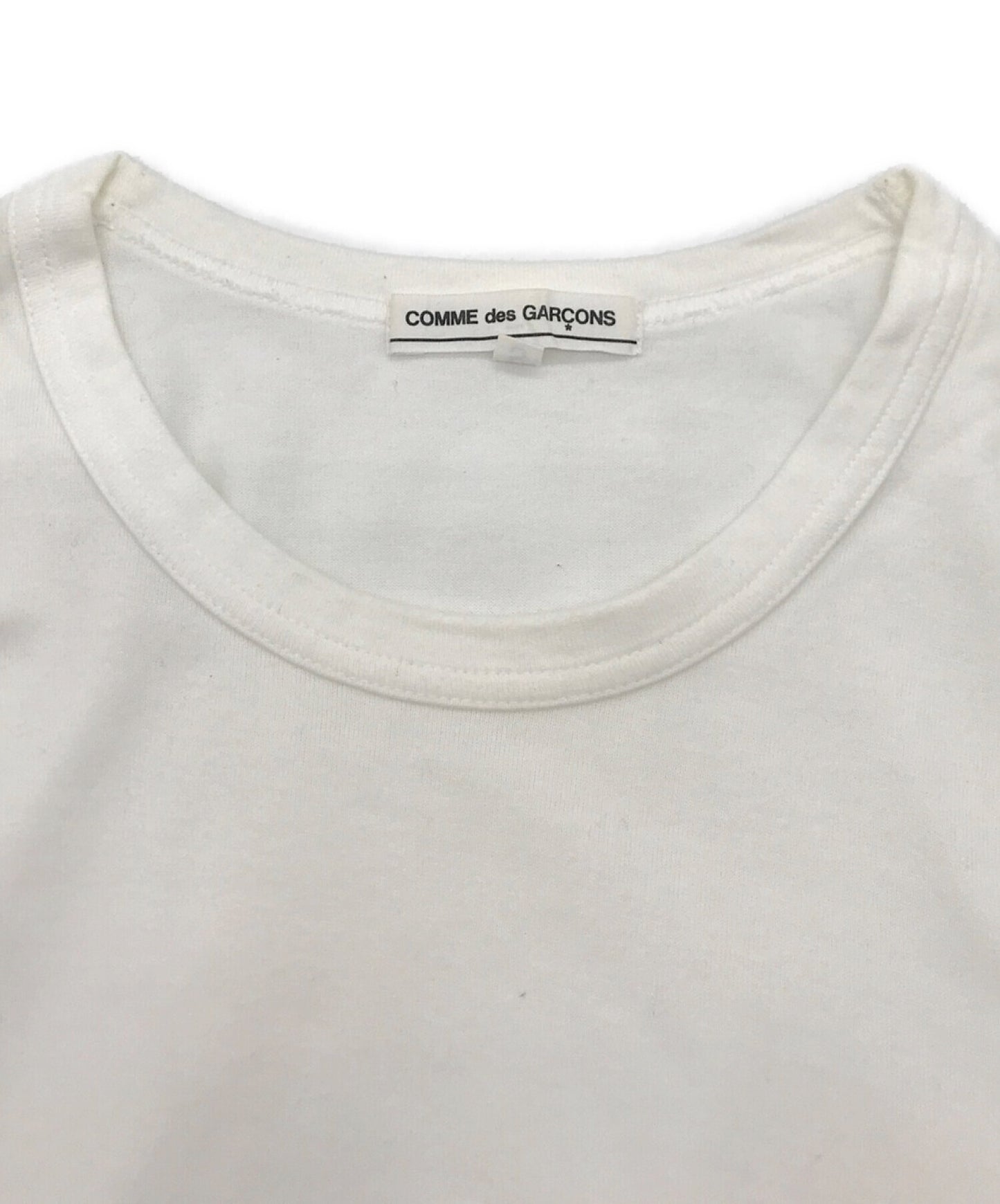 Comme des Garcons 체크 스위치 스위치 인쇄 티셔츠 OB-T025