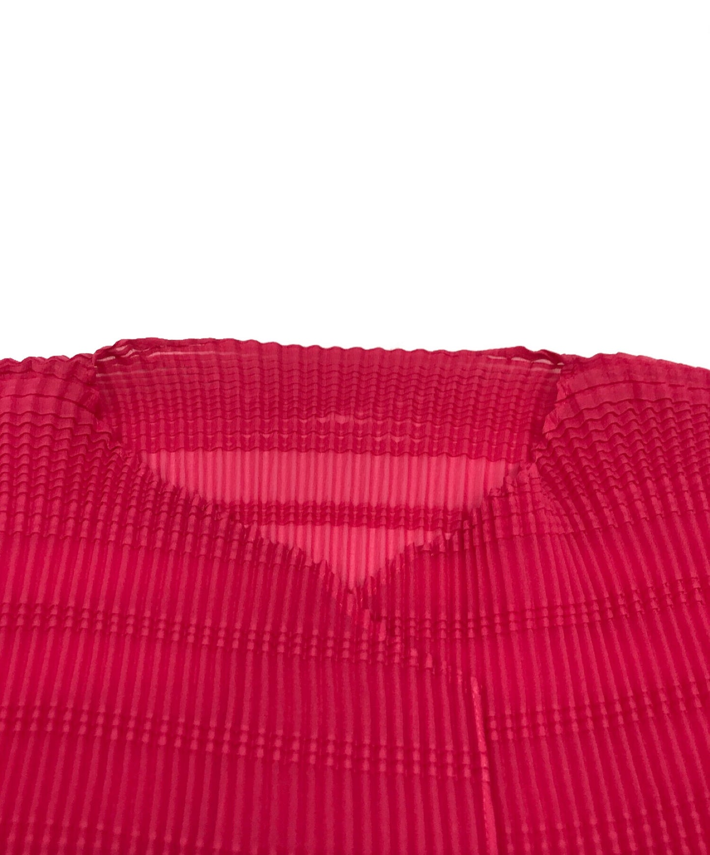 Issey Miyake Stripe，像褶皱的条纹格子开衫IM23-FJ147