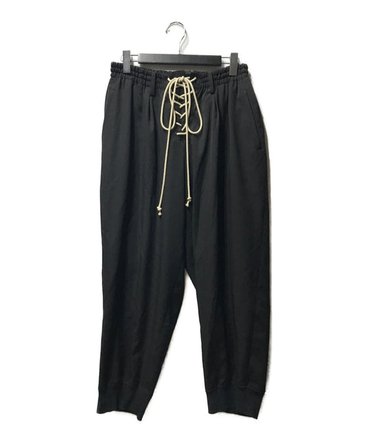 Yohji Yamamoto Pour Homme Double String Opening Lace-Up Pants HD-P56-100