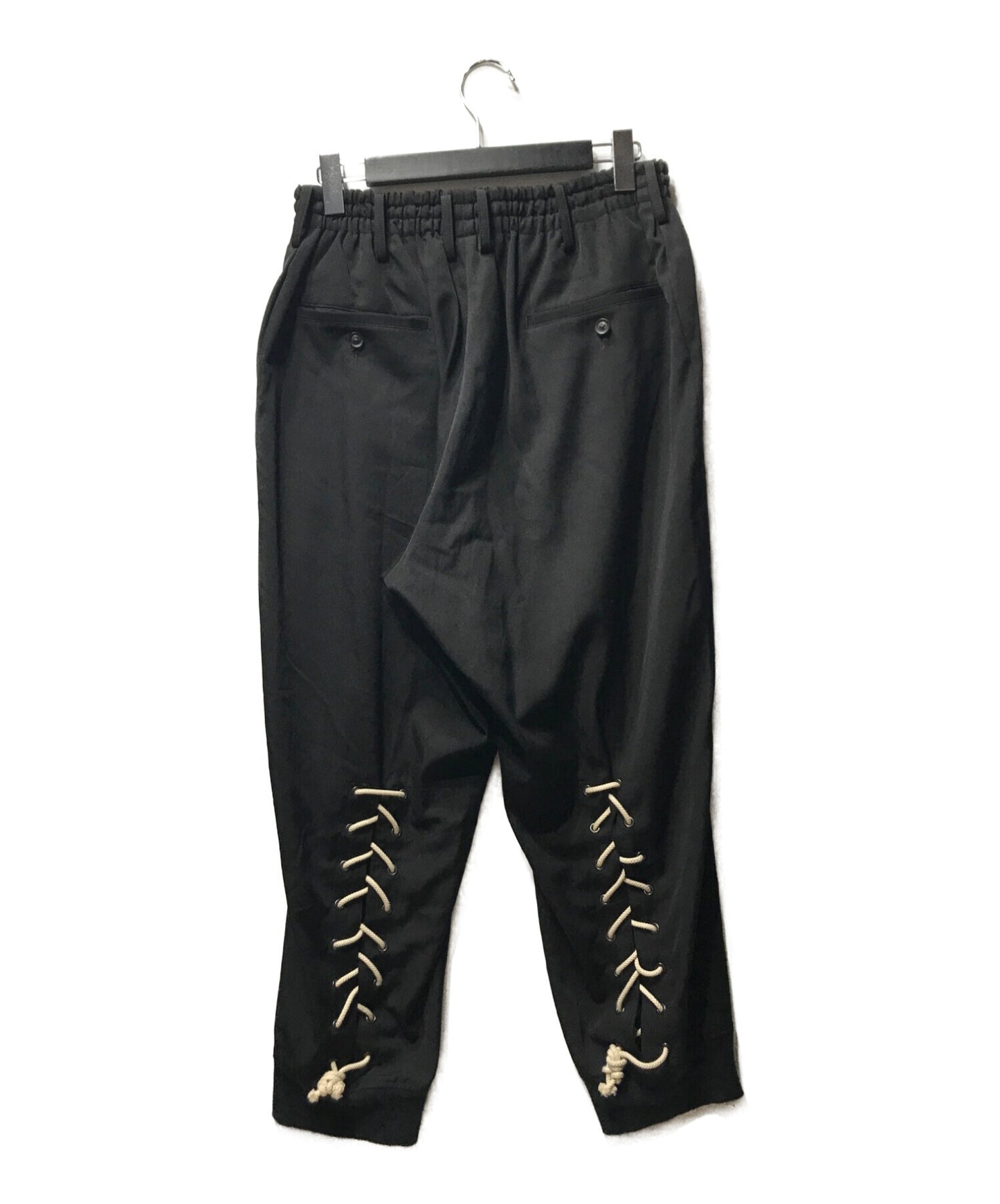[Pre-owned] Yohji Yamamoto pour homme Double String Opening Lace-up Pants HD-P56-100
