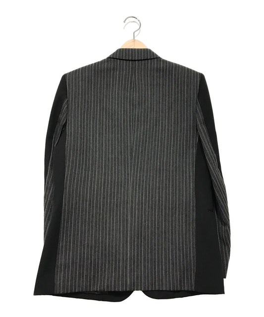 [Pre-owned] NUMBER (N)INE 1B Stripe Switched Tailored Jacket