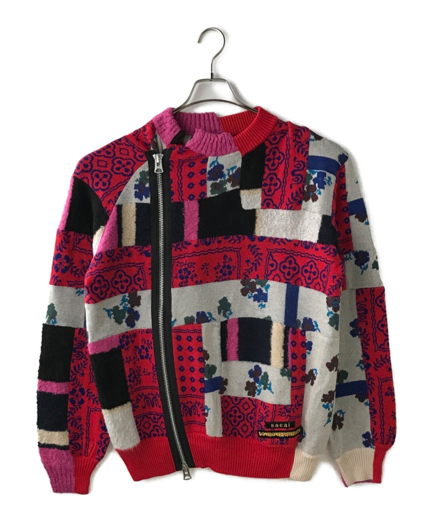 sacai ×Hank Willis Thomas 21SS Archive Print Sweater 21-02475M