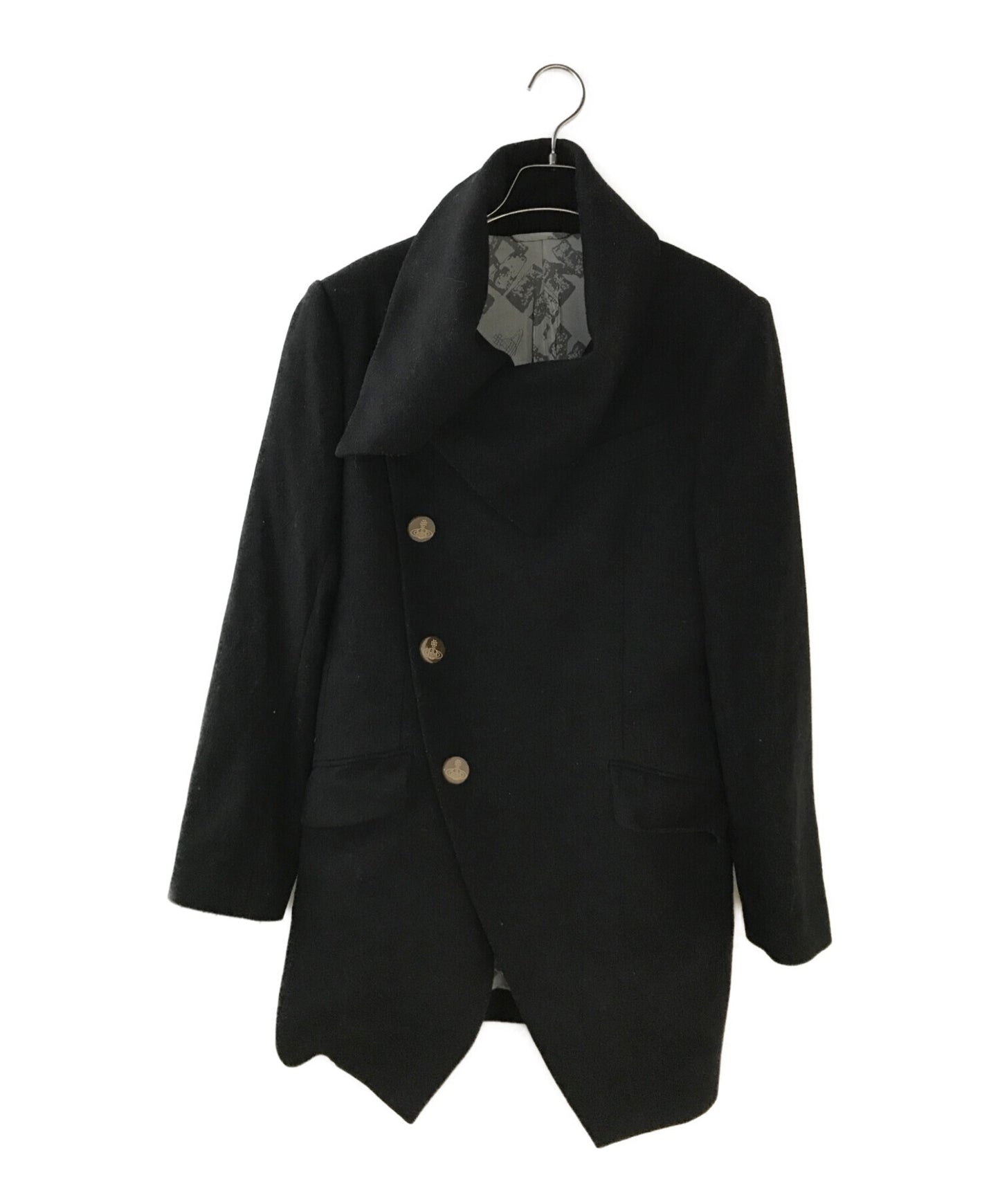 Vivienne Westwood mint-collar coat 4007
