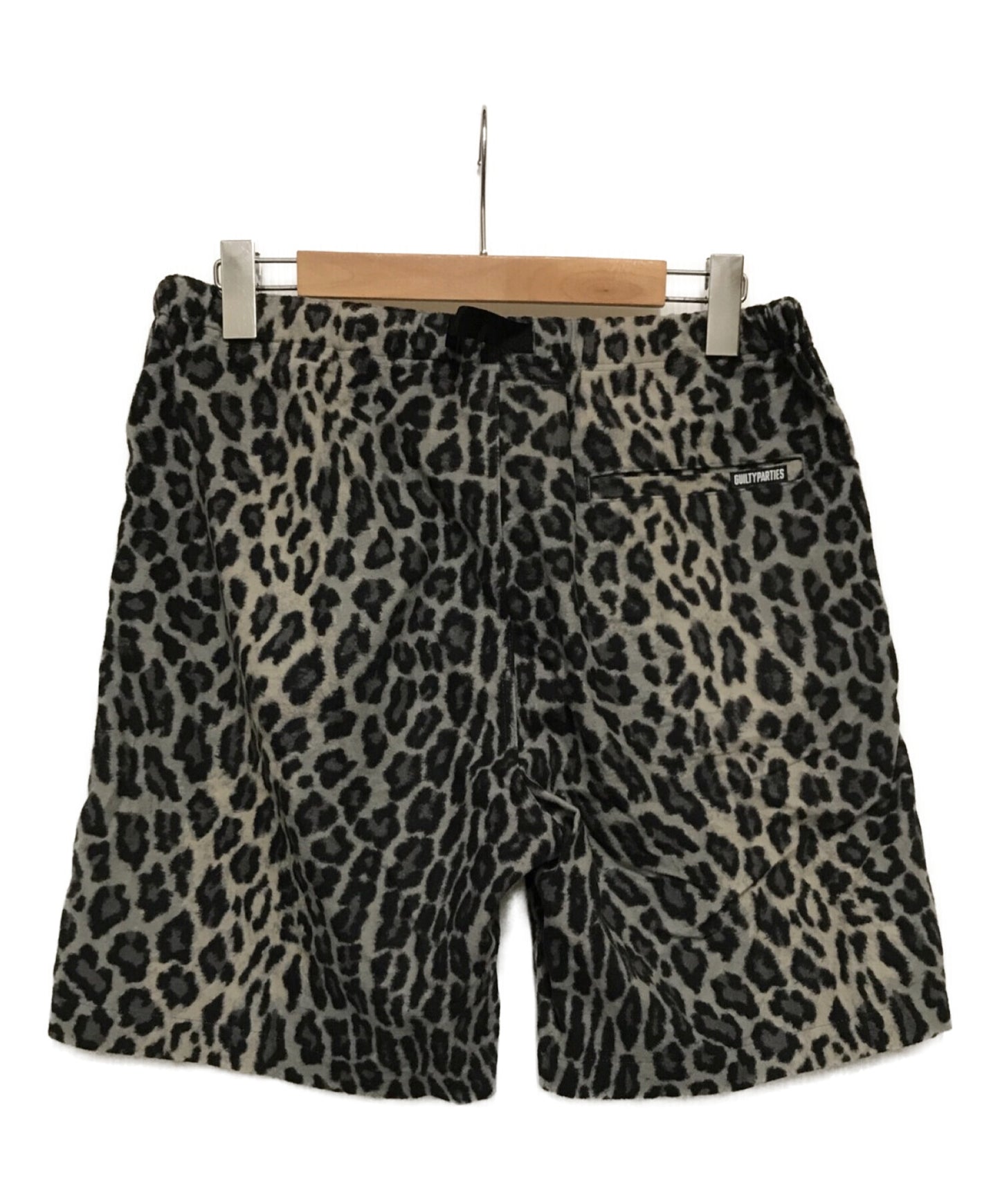 WACKO MARIA Leopard-print velour half pants