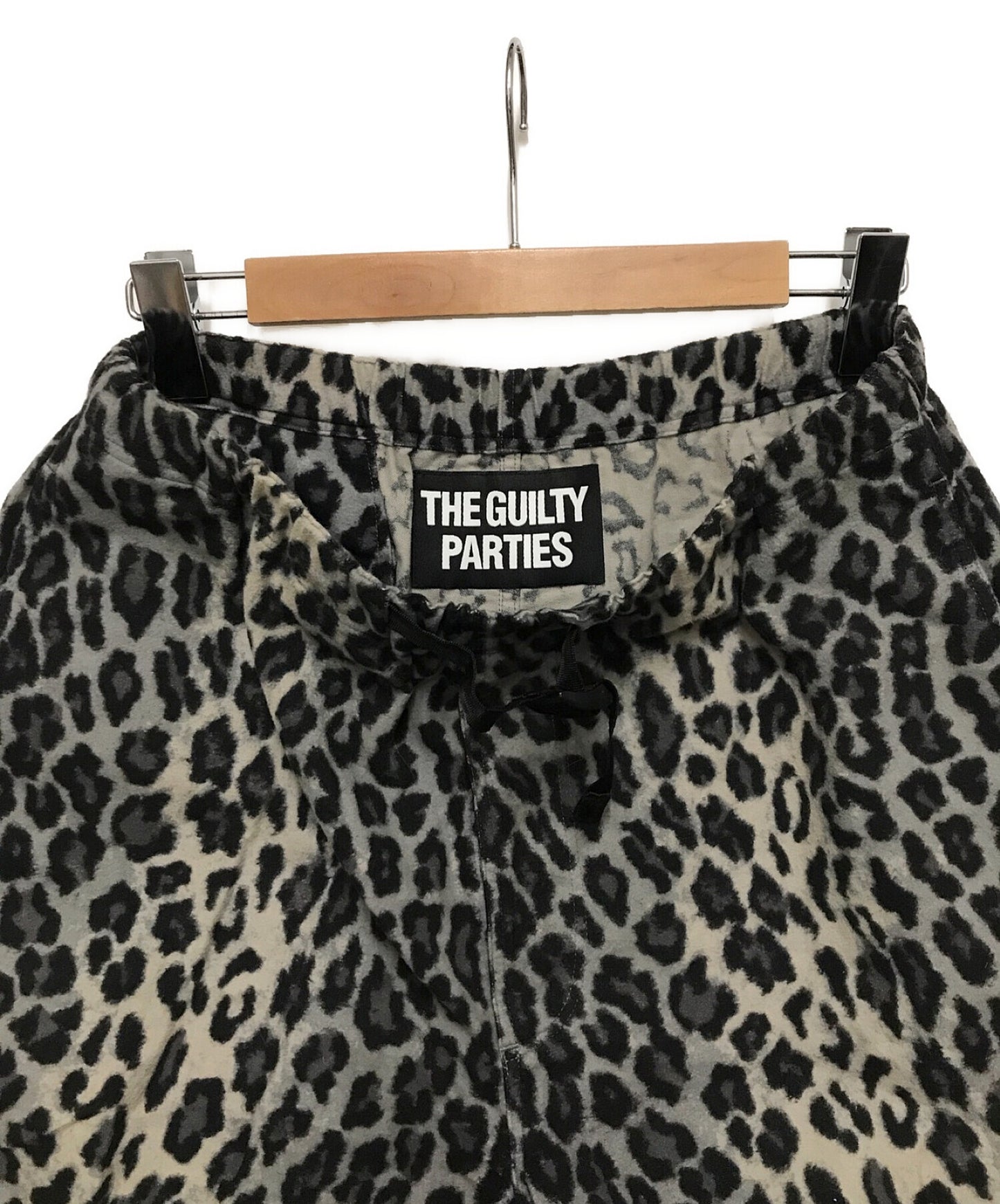[Pre-owned] WACKO MARIA Leopard-print velour half pants